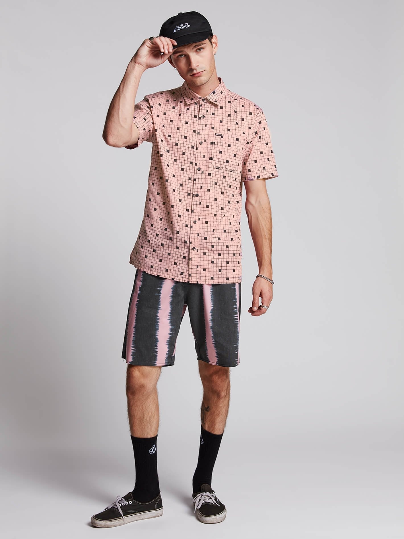Crossed Up Shirt - Light Mauve