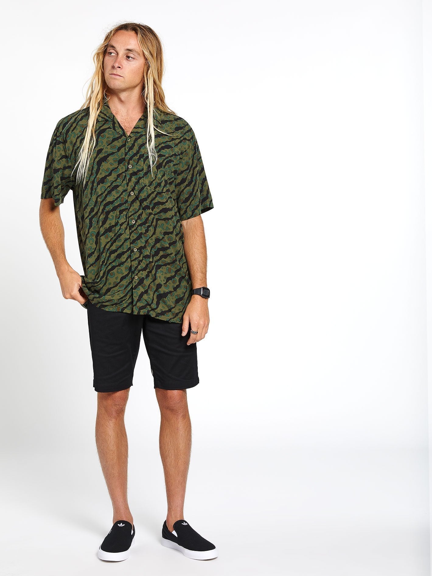 Embertone Shirt - Army Green Combo