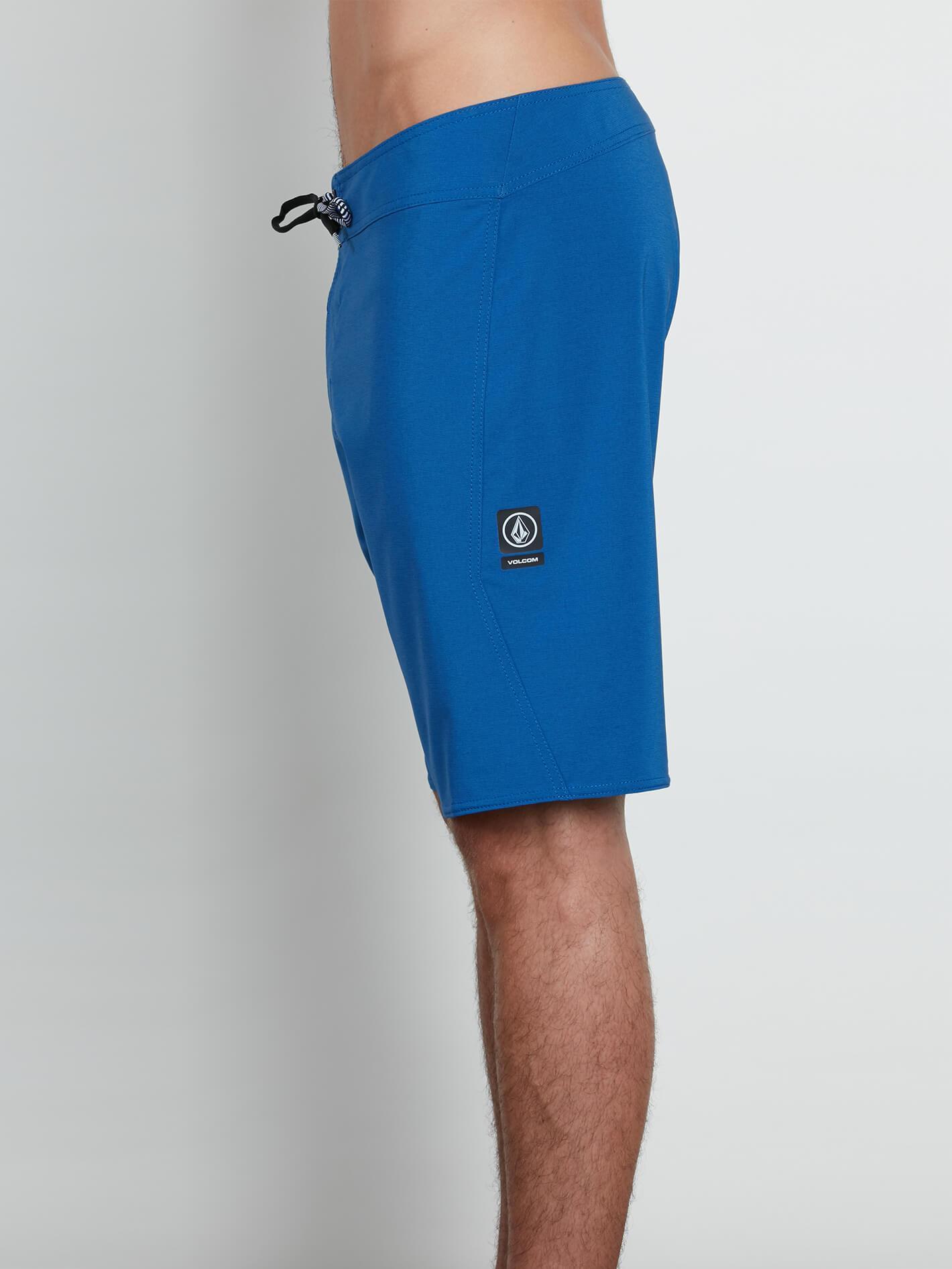 Lido Solid Mod Boardshorts - Camper Blue