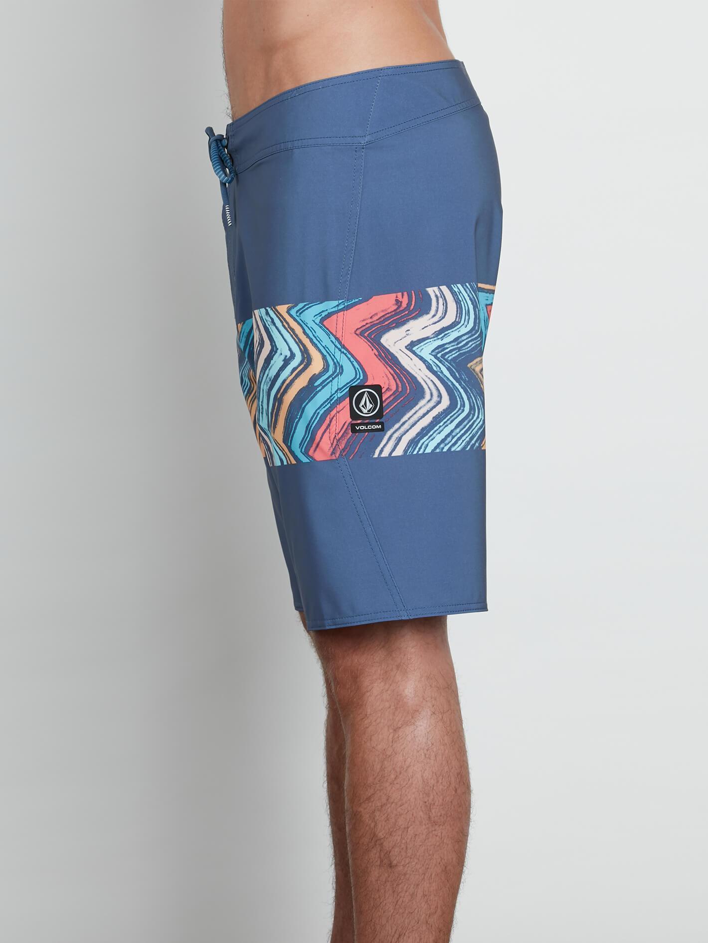 Macaw Mod Boardshorts - Deep Blue