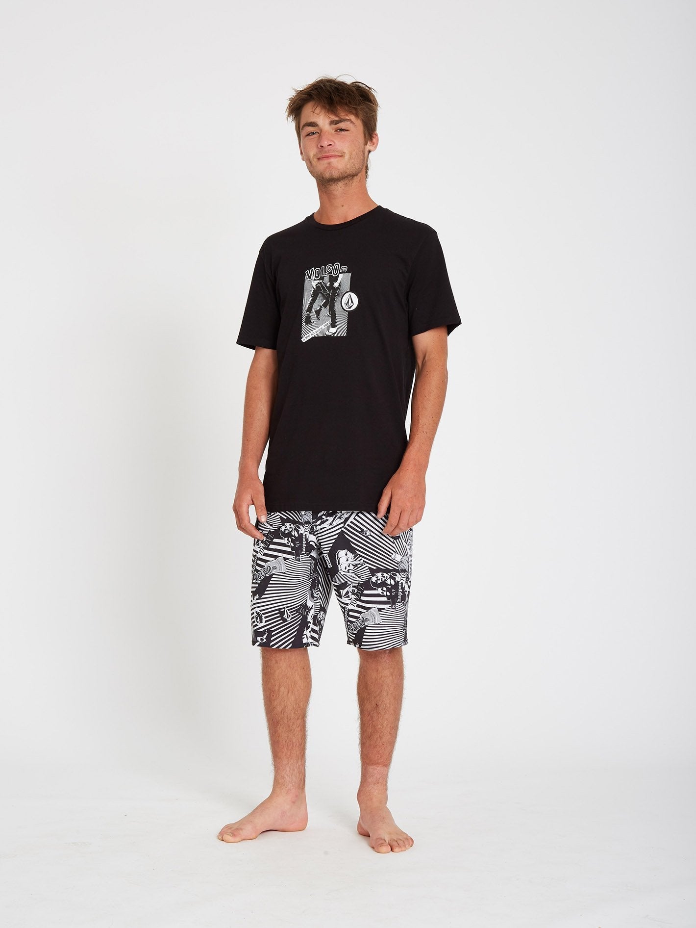 Mod Lido Print 20" Boardshort - Black