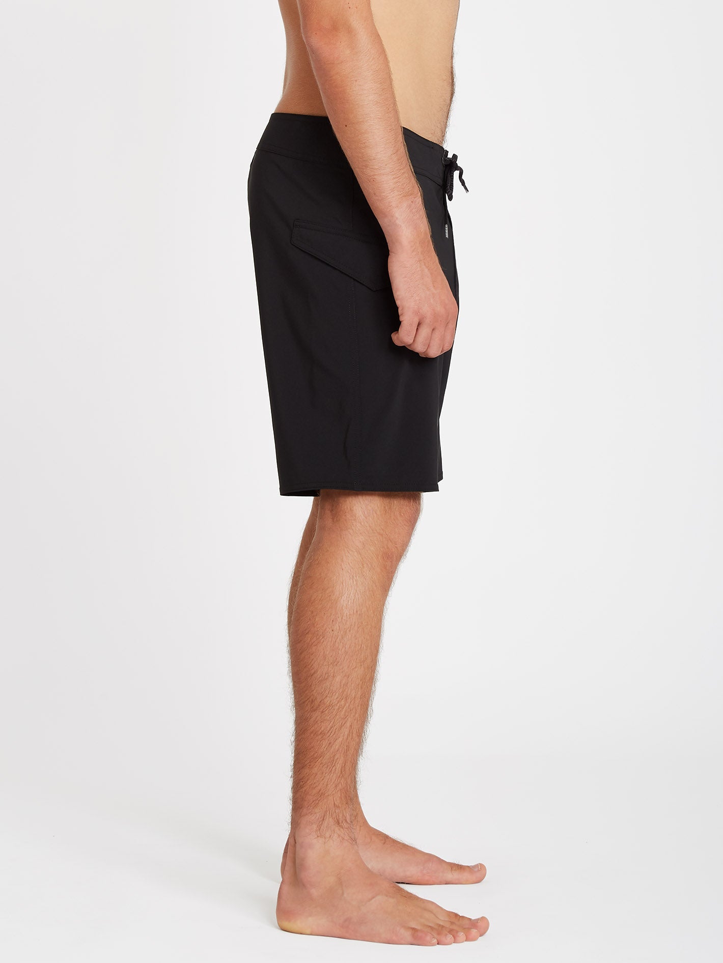 Lido Solid Mod 18" Boardshort - BLACK