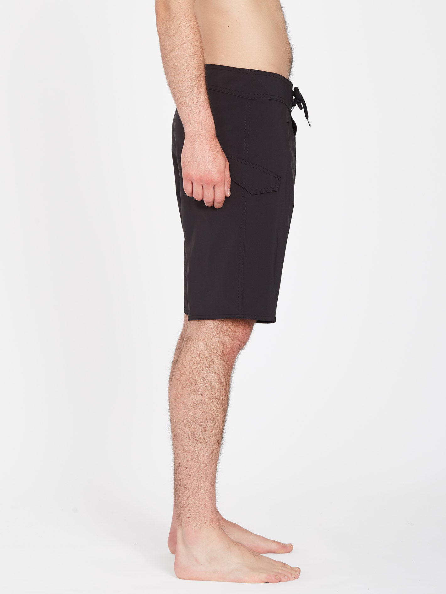 Lido Solid Mod 20" Boardshort - BLACK