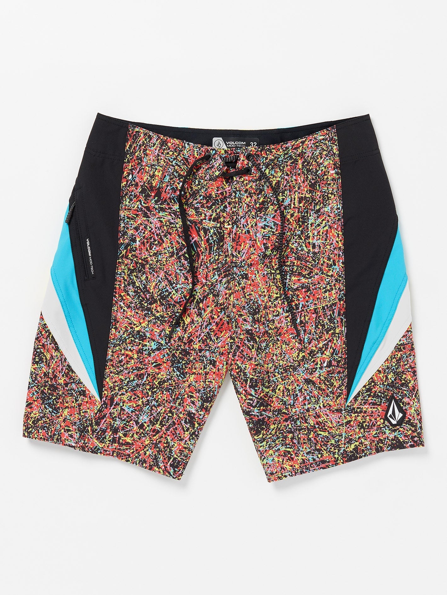 Surf Vitals J Robinson Mod 20" Boardshort - Black