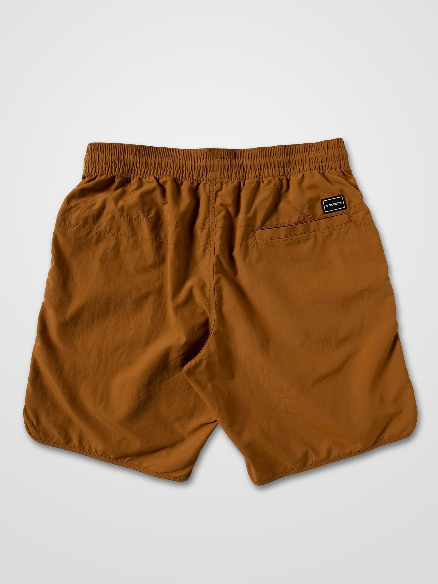 Eddison Elastic Waist Shorts 18" - Golden Brown