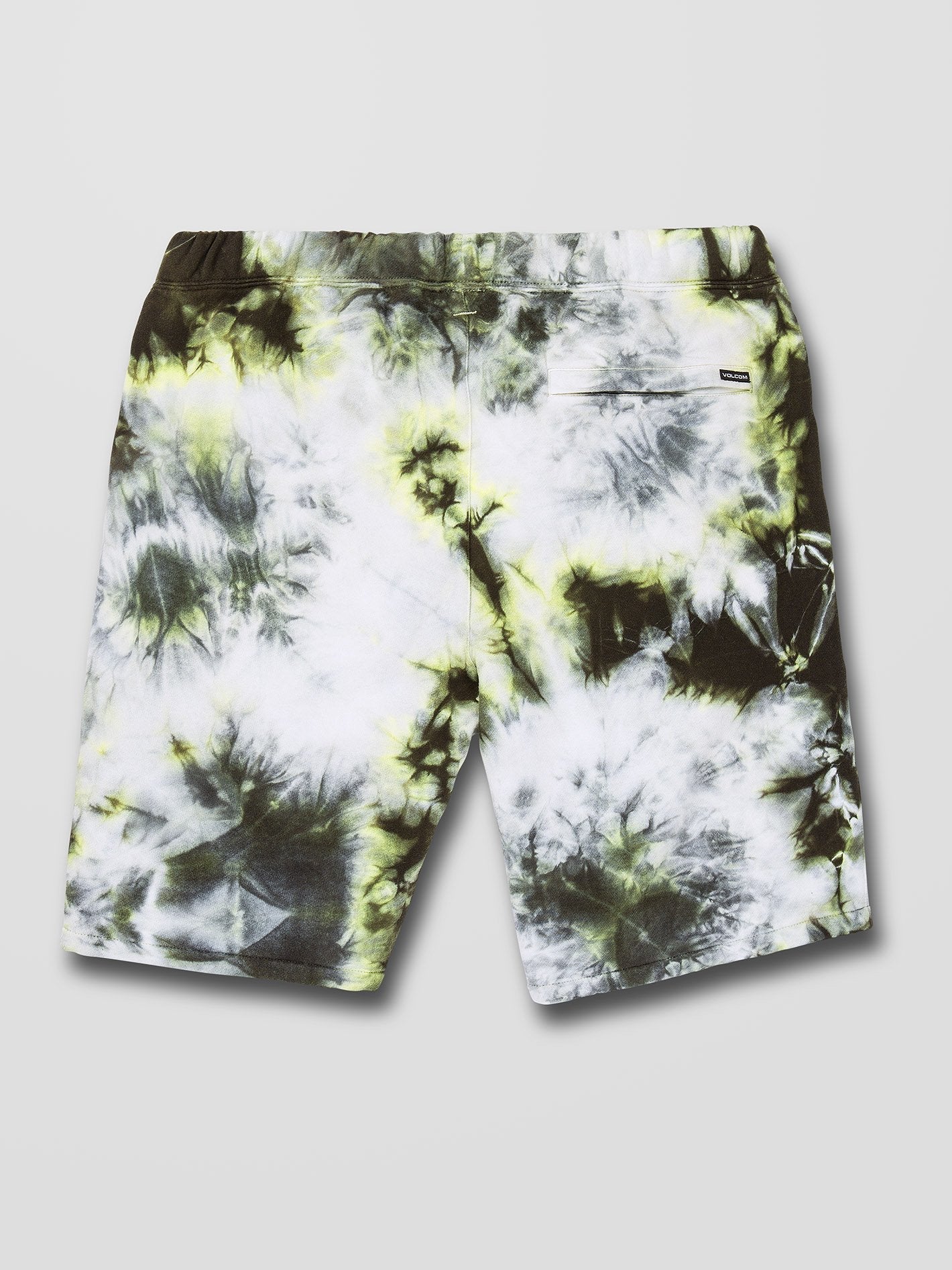 Iconic Stone Plus Fleece Short - LIME TIE DYE