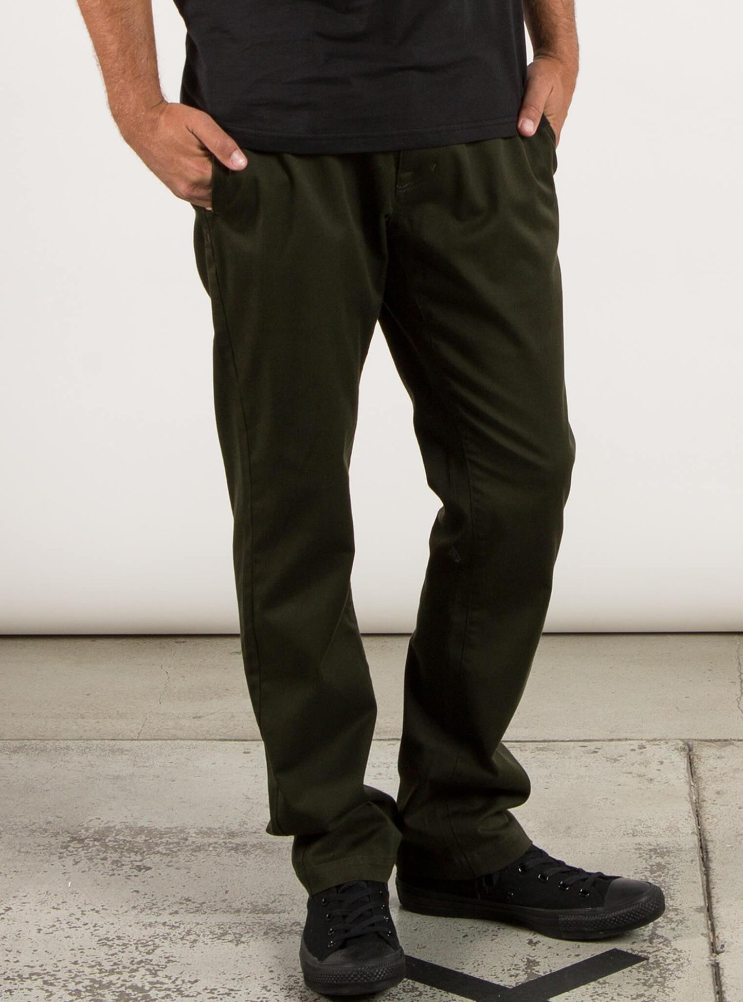 Frickin Modern Stretch Trousers - Dark Green