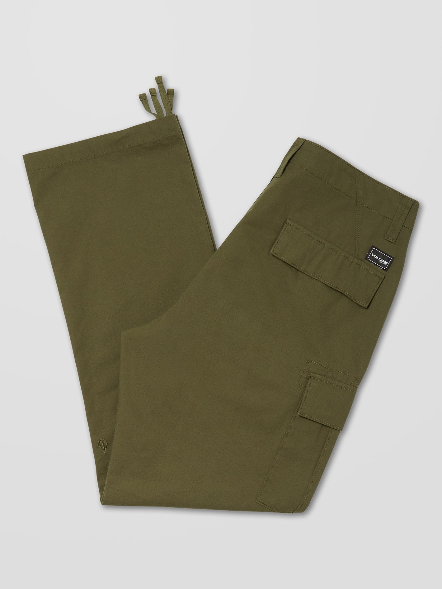 March Cargo Slub Trousers - MILITARY