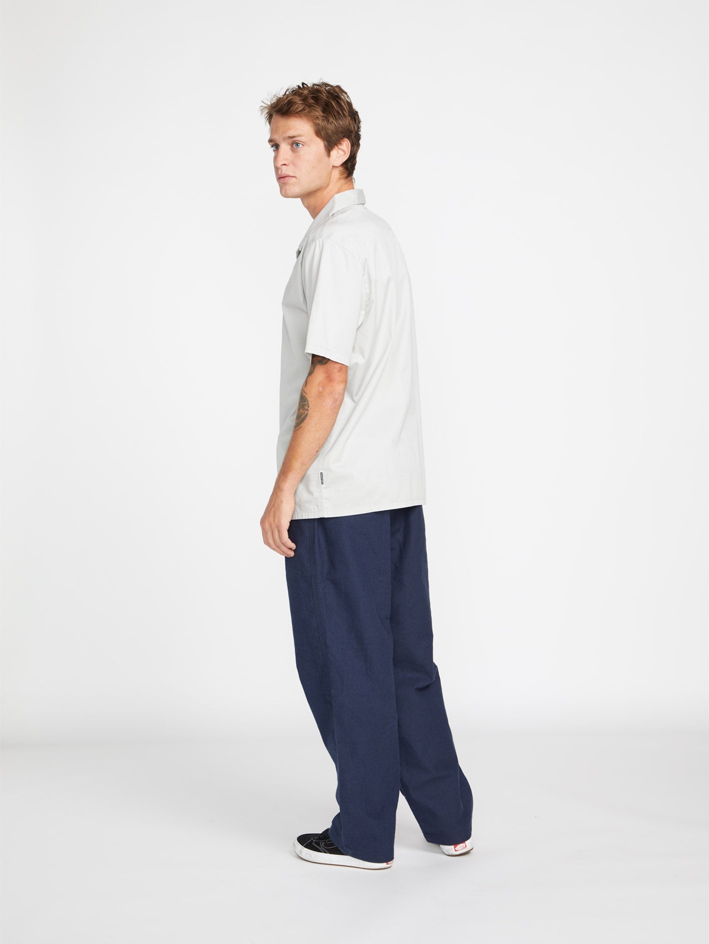 Skate Vitals Axel Loose Tapered Trousers - NAVY