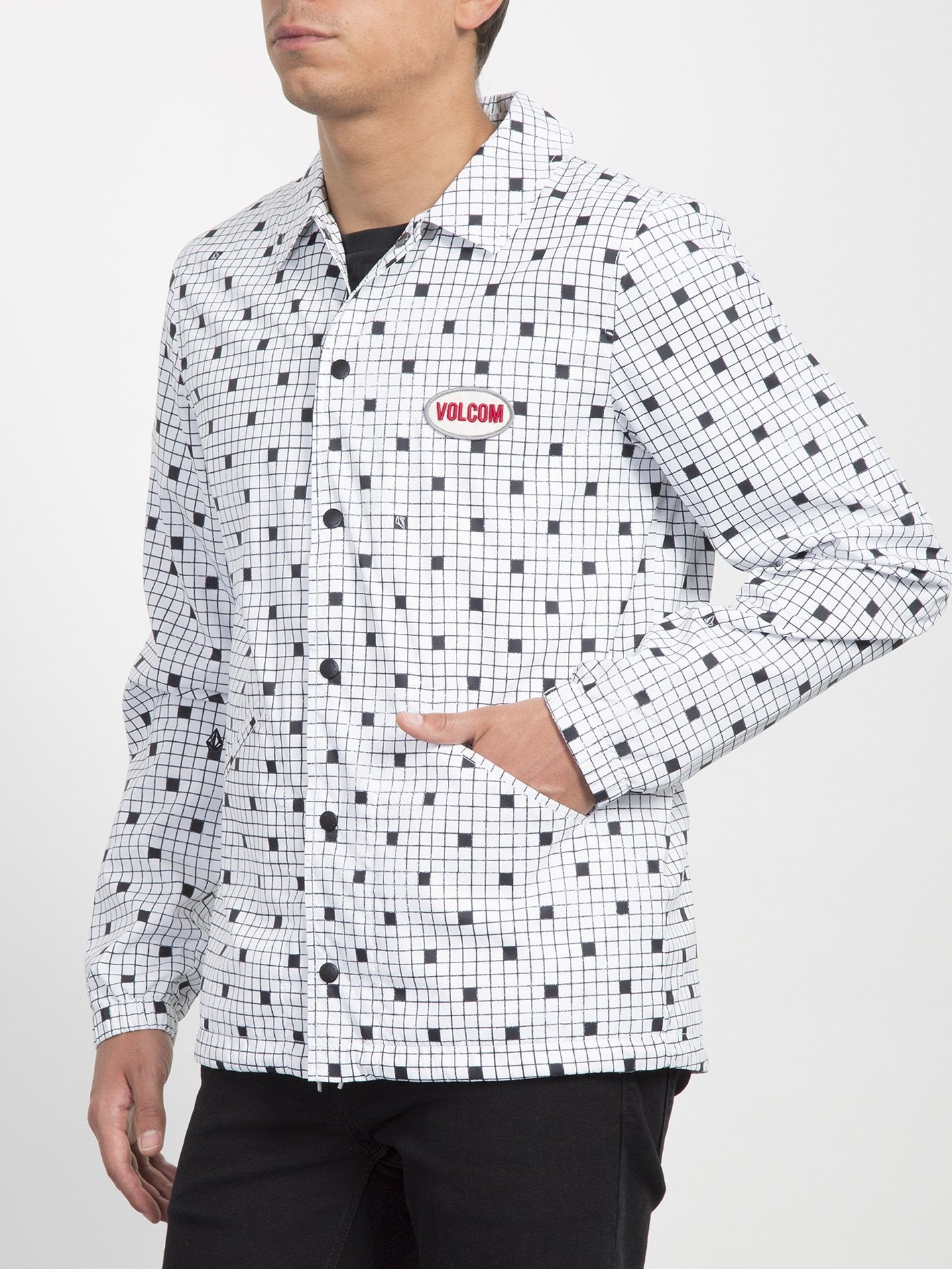 Brews Coach Jacket - White Print