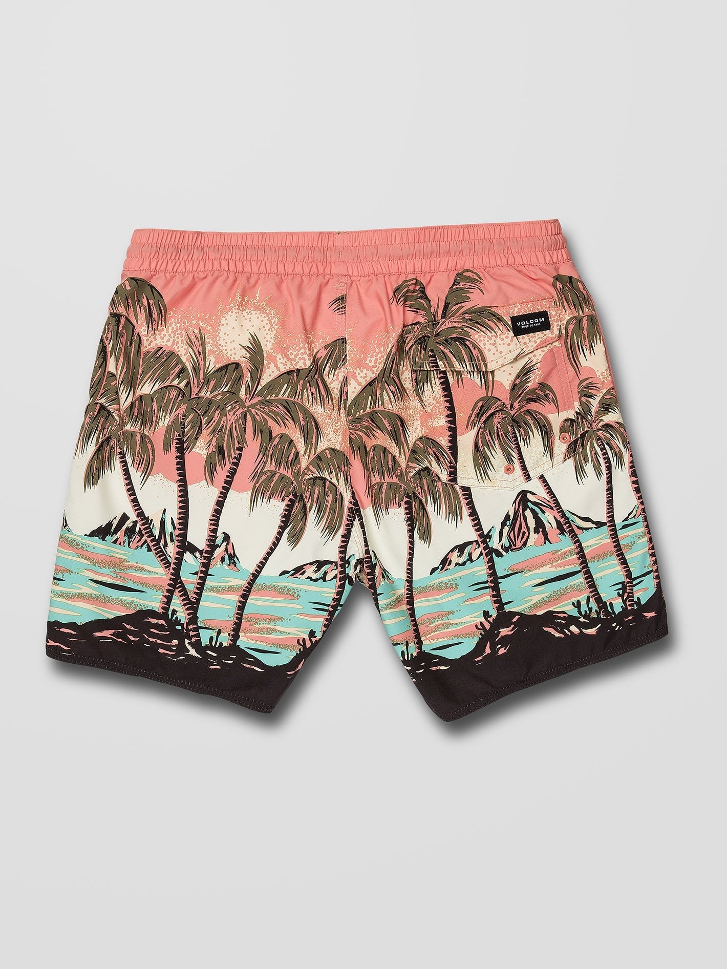 Novelty Trunk 17" Boardshort - LIVING CORAL