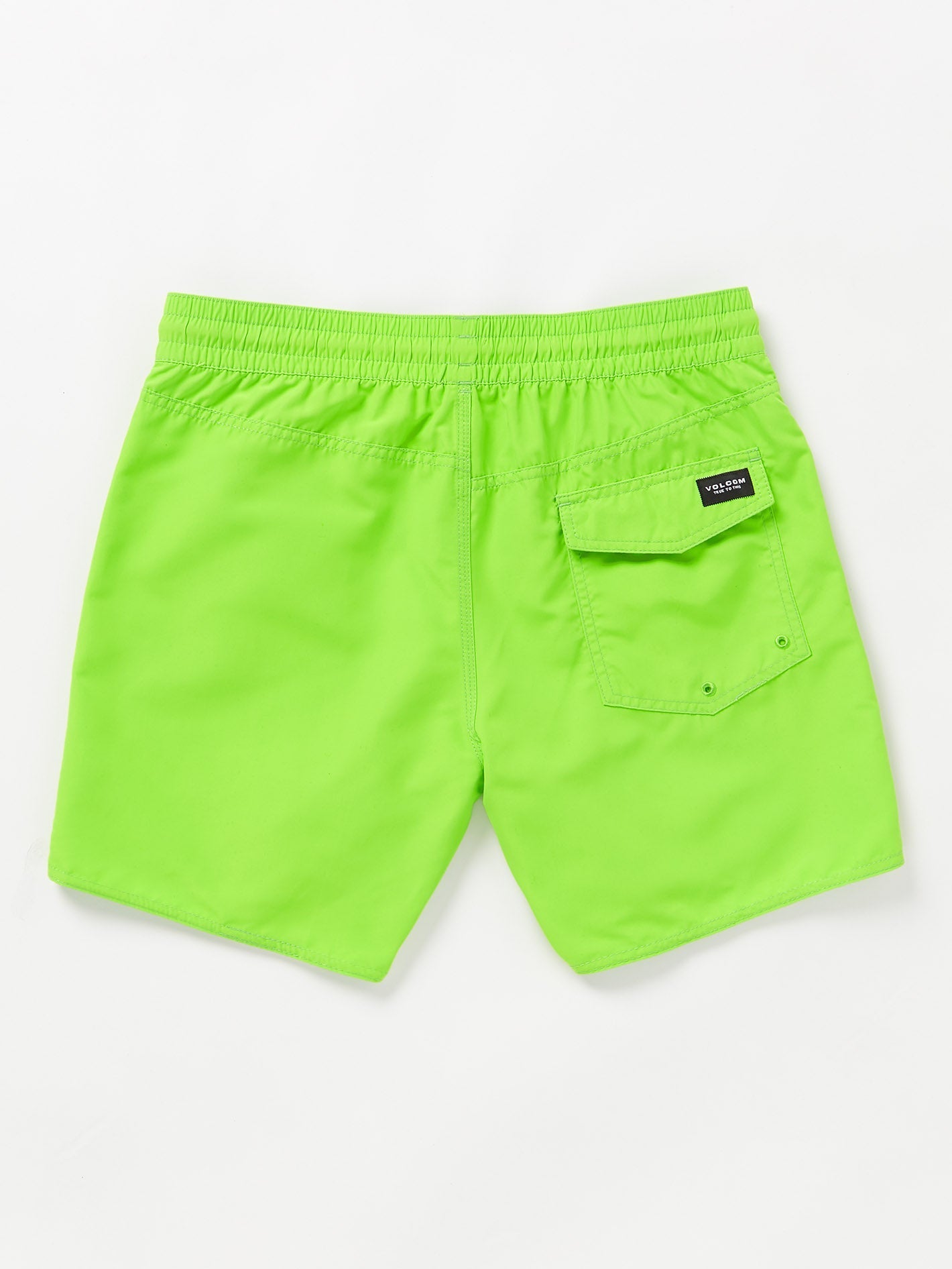 Lido Solid Trunk 16" Boardshort - ELECTRIC GREEN