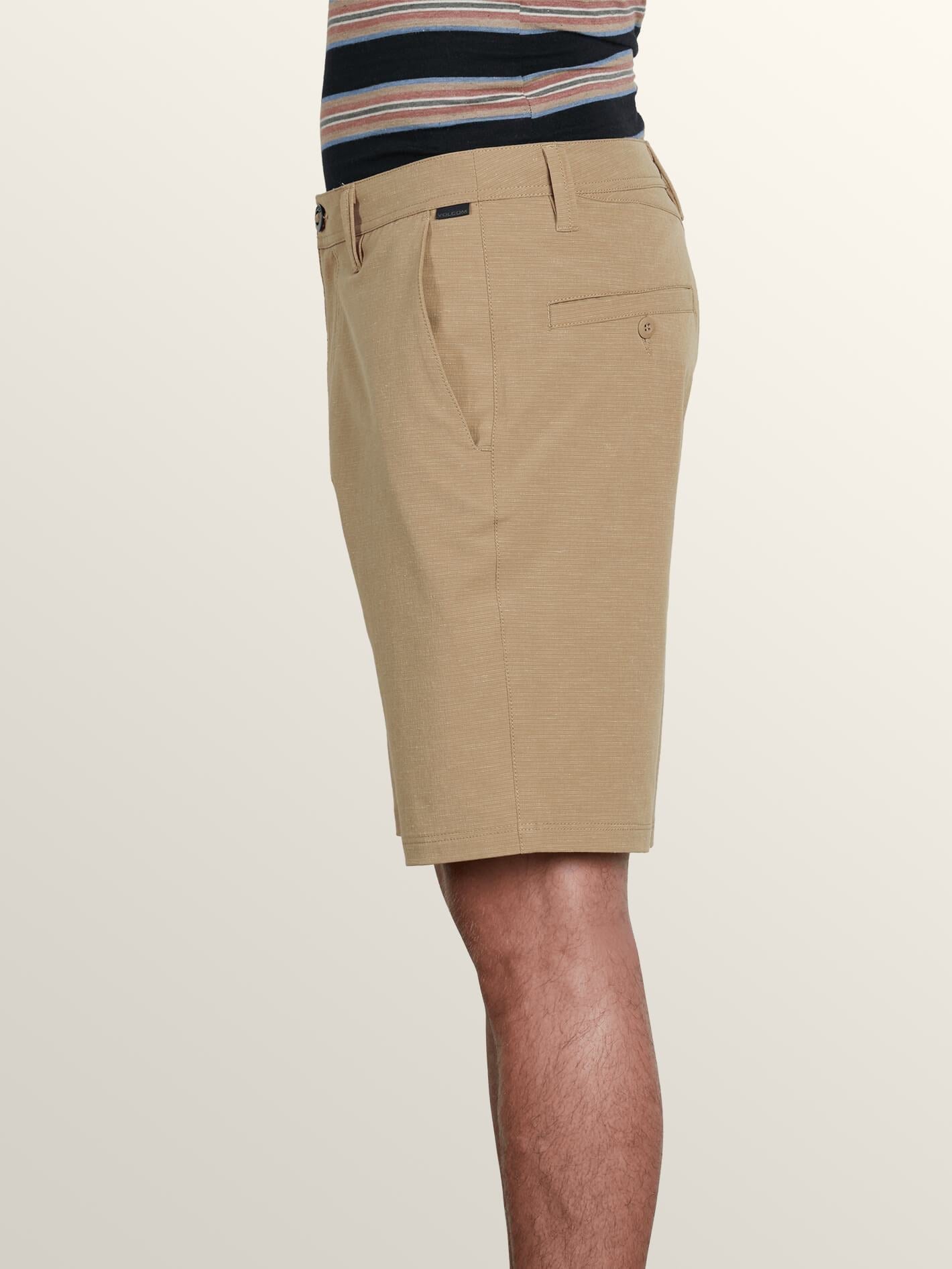 Frickin Surf N' Turf Slub Hybrid Shorts - Sand Brown