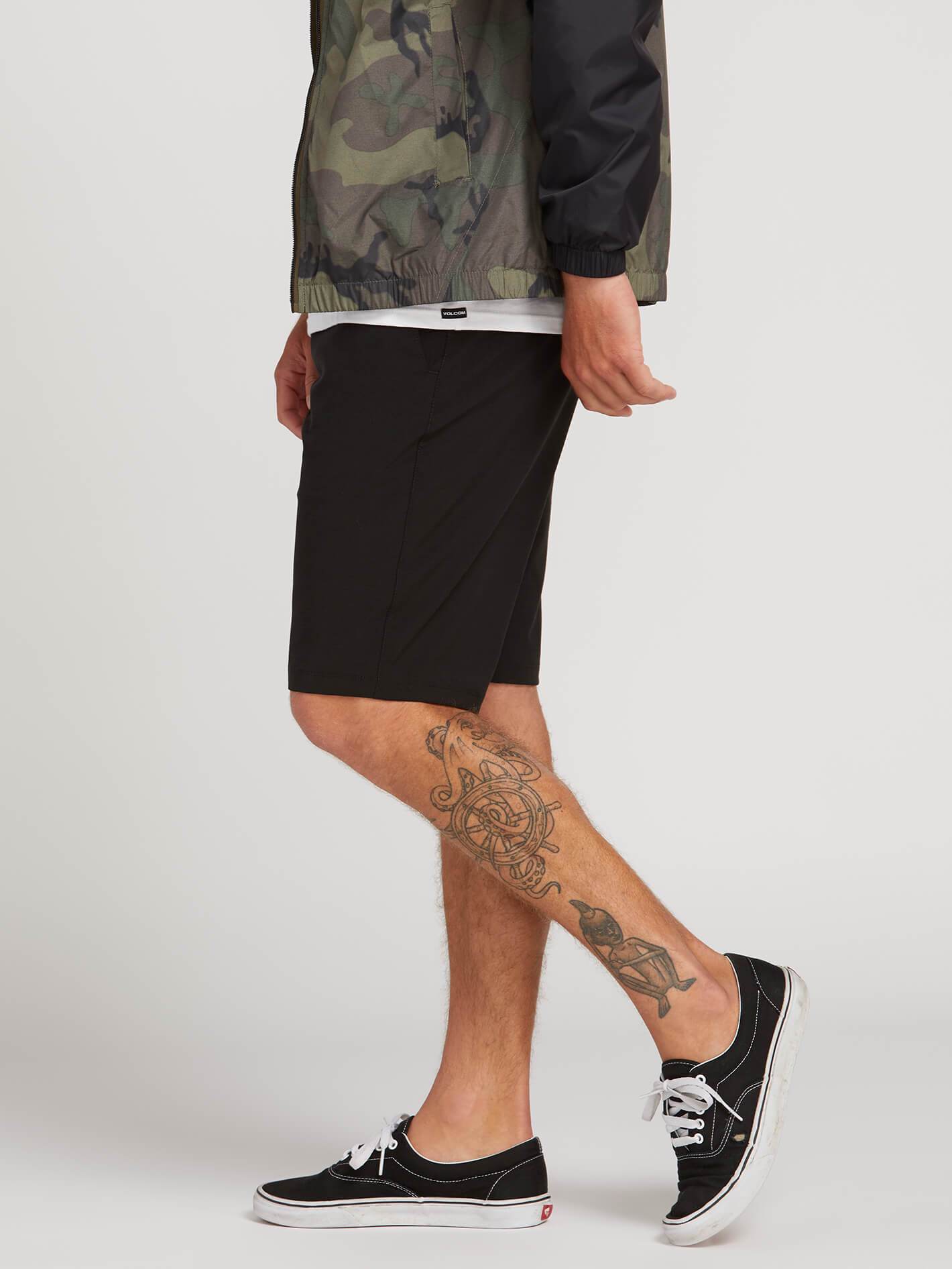 Frickin Surf N' Turf Static Hybrid Shorts - Black Out