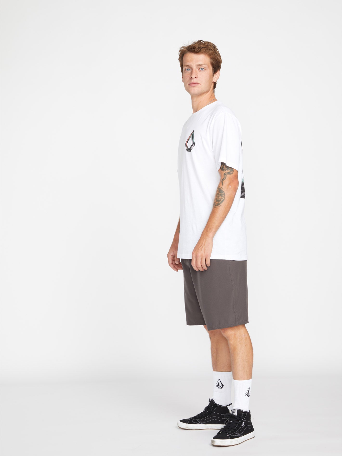 Skate Vitals Axel 21" Hybrid Short - STORM CLOUD