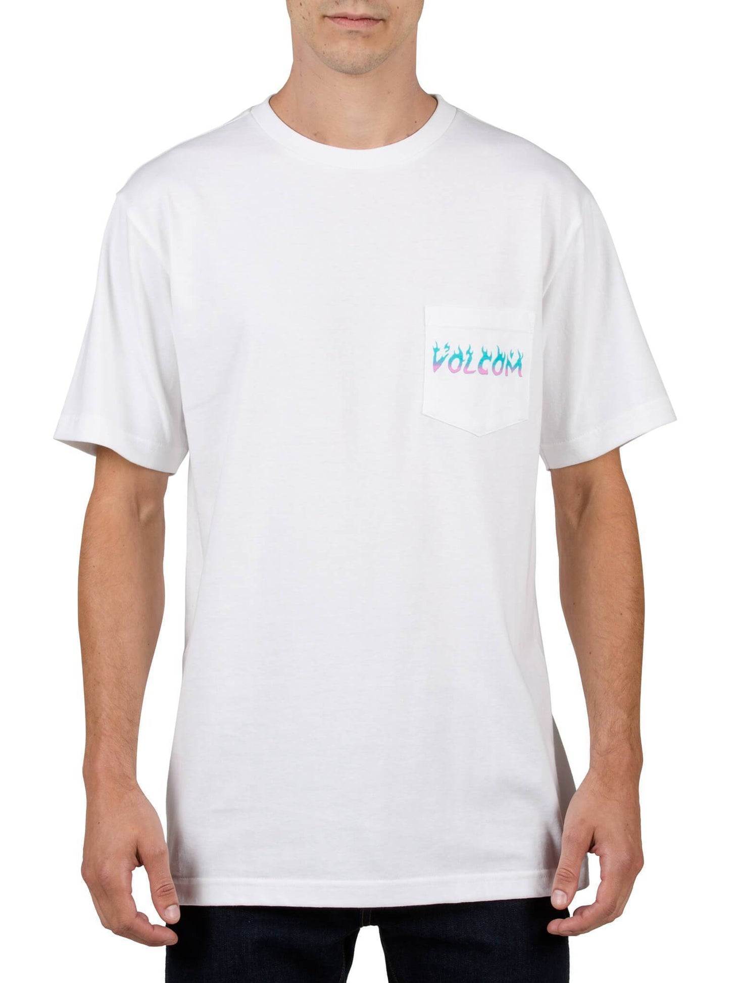 Shred Head Pocket Tee - White