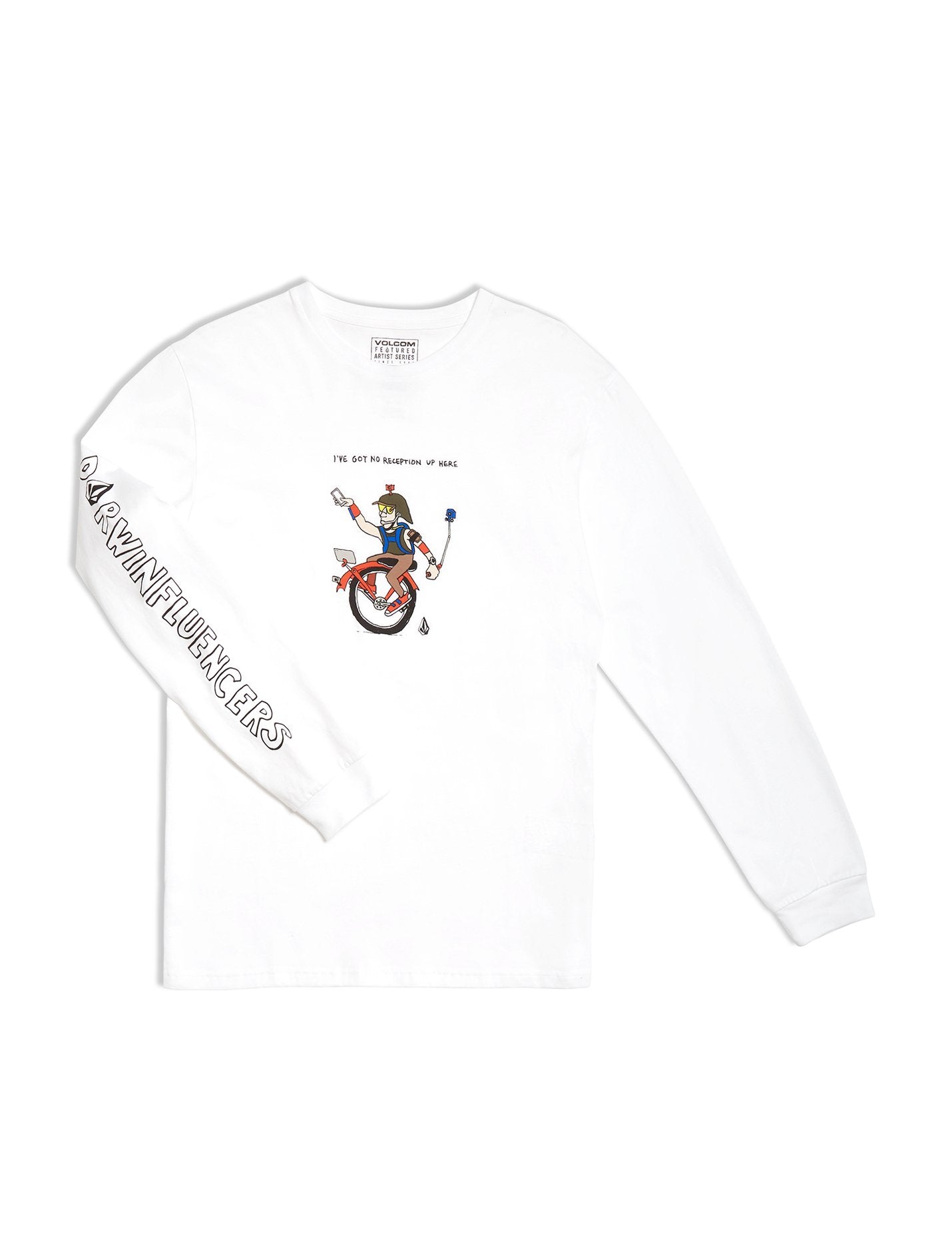 Pentagram Pizza T-shirt - WHITE