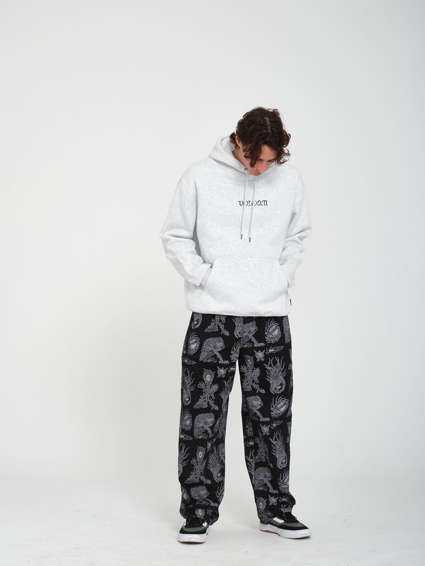 Gothstone Hoodie - BONE HEATHER