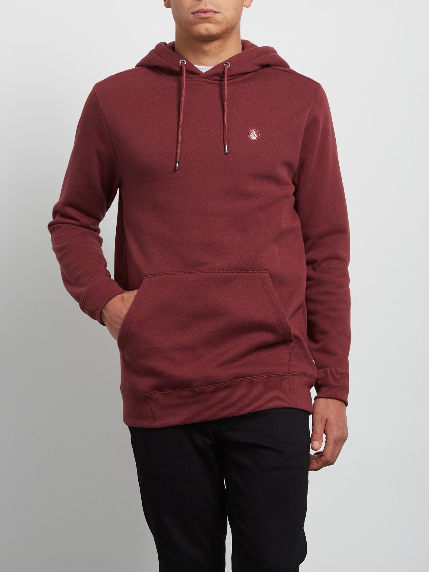 Single Stone Pullover Hoodie - Crimson