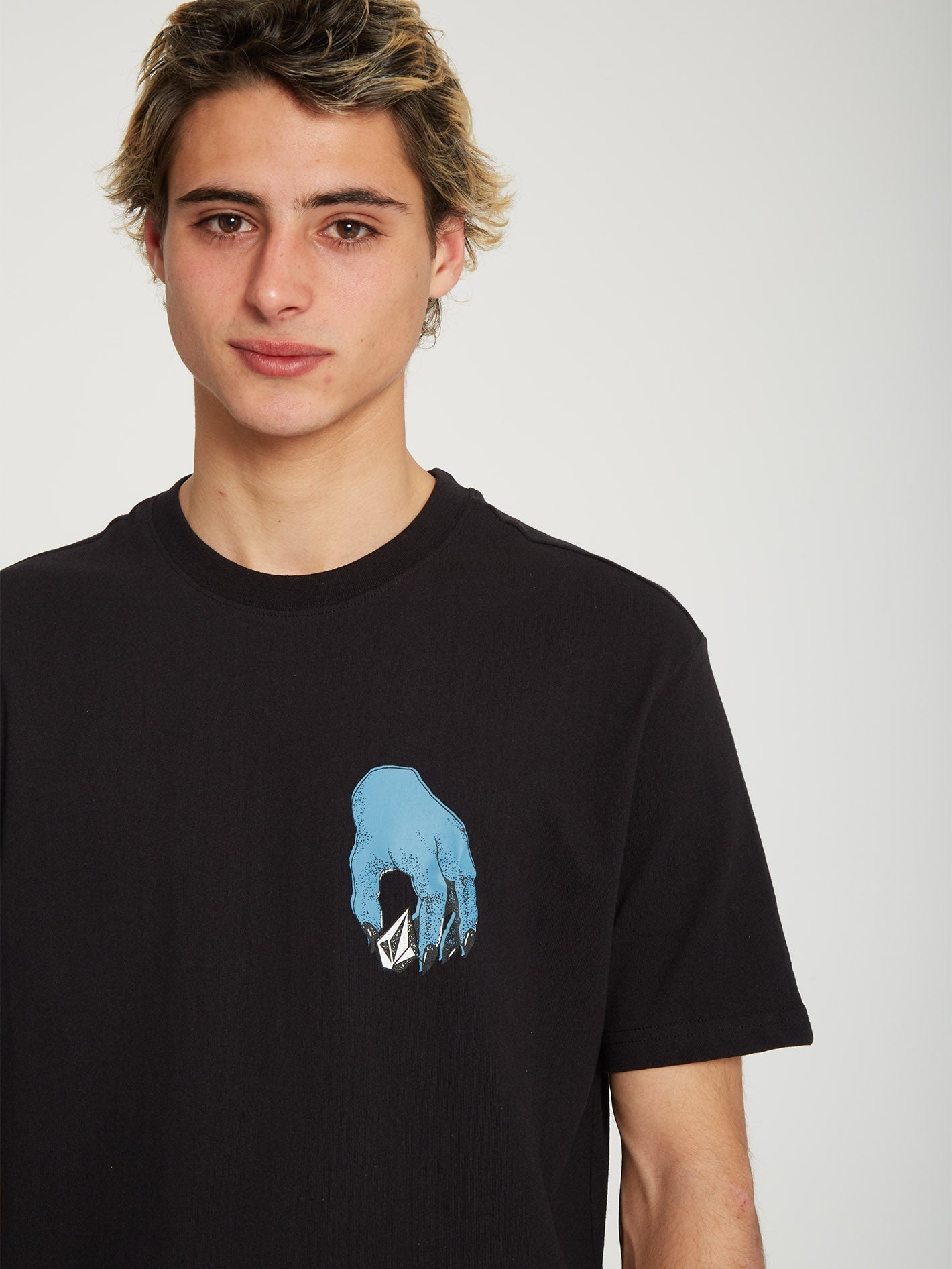 Stone Grab T-shirt - BLACK