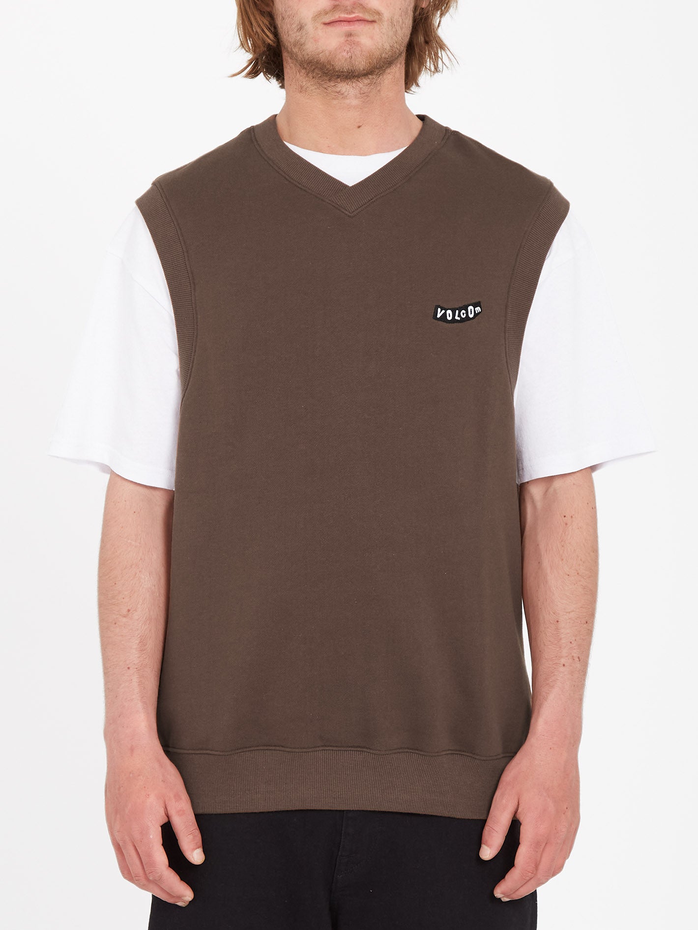 Sleeveless Sweatshirt - BURRO BROWN