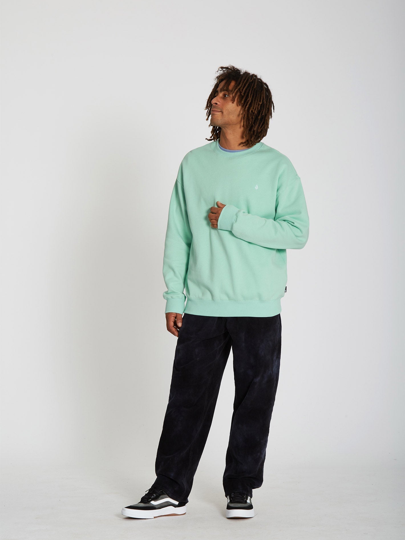 Single Stone Sweatshirt - LICHEN GREEN