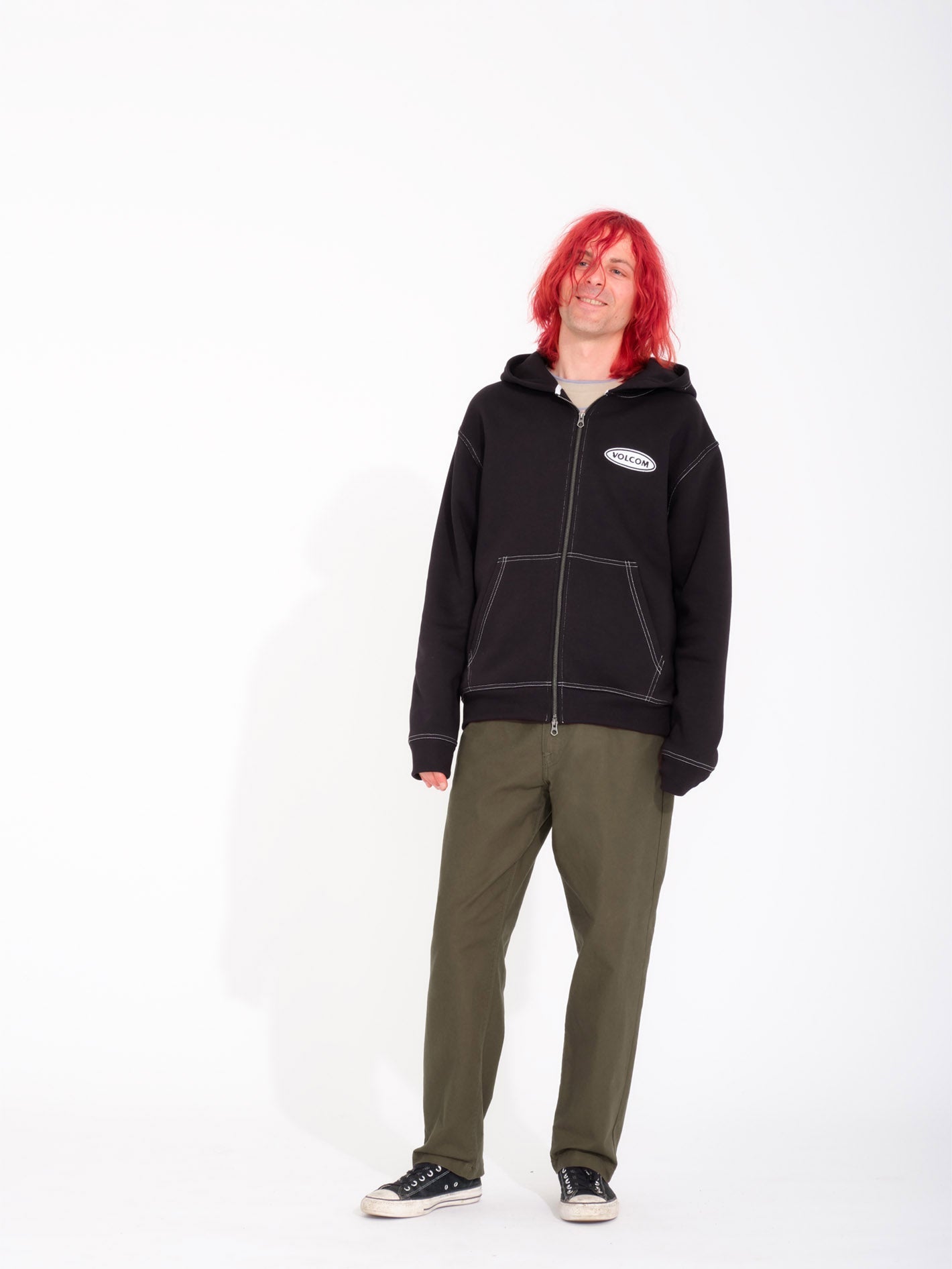 Workard Zip Hoodie - BLACK