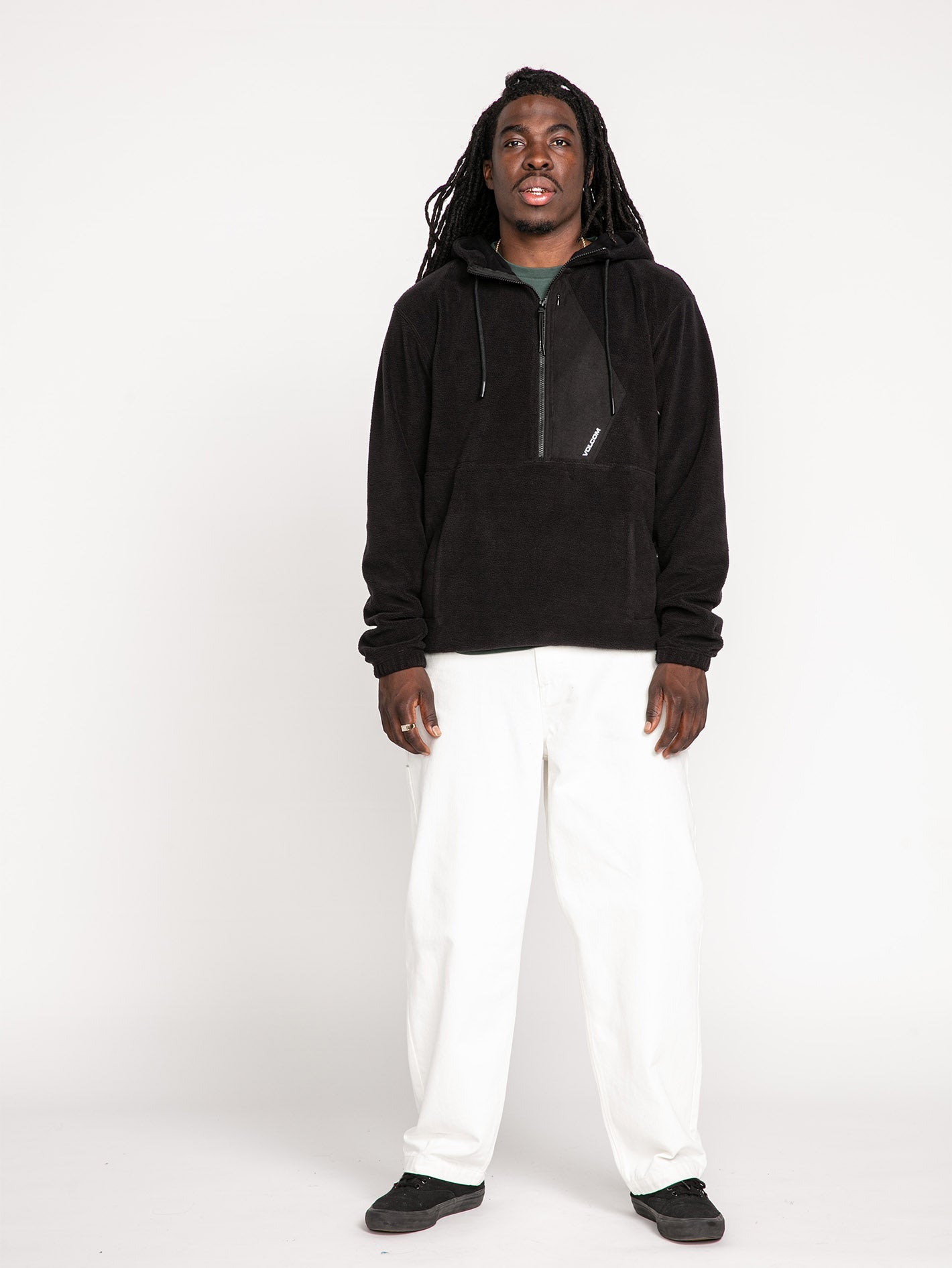 Unerstand Half Zip Sweatshirt - BLACK