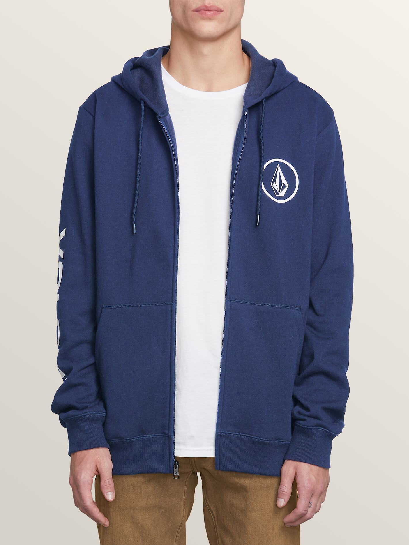 Stone Zip Hoodie - Melindigo