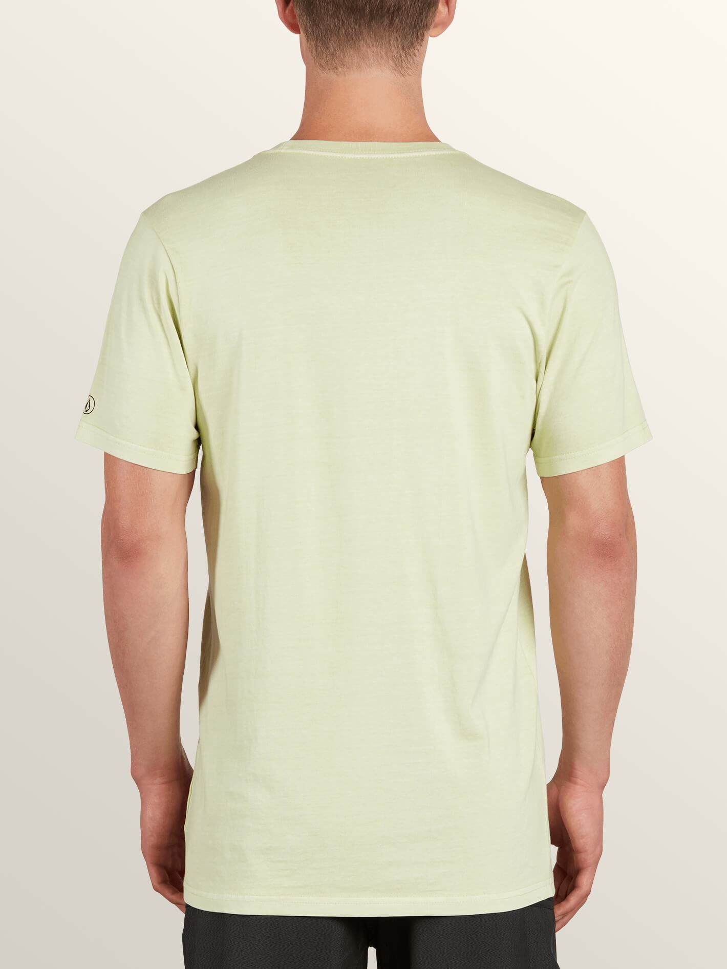 Pale Wash Solid Short Sleeve Tee - Mist Green
