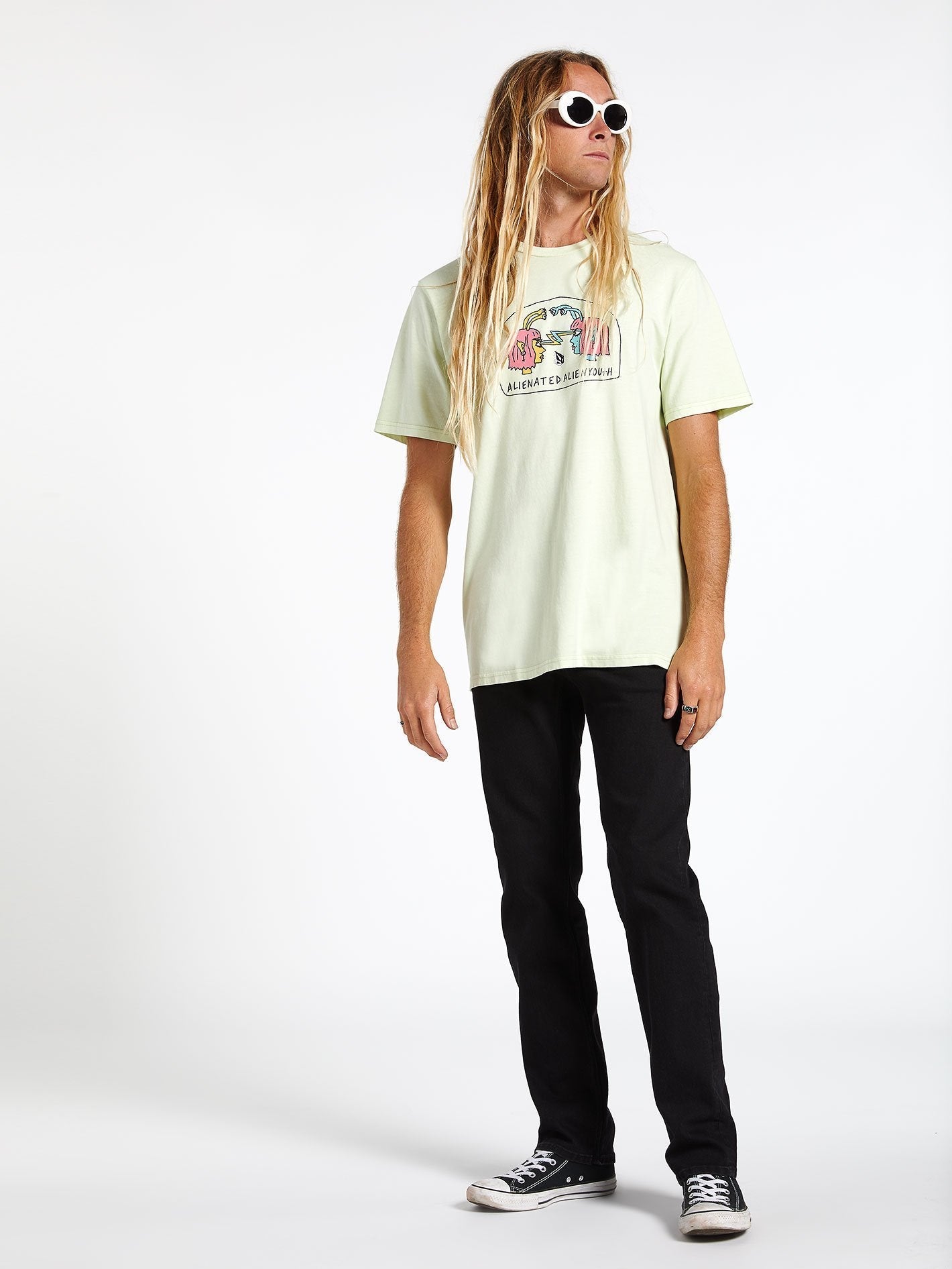 Subjects T-shirt - Key Lime