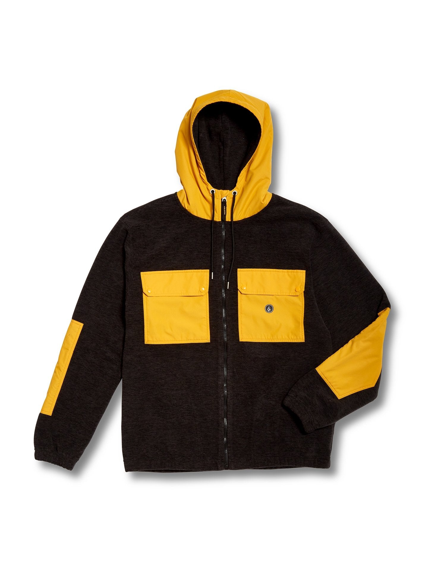 Yzzolater Lined Zip Hoodie - BLACK