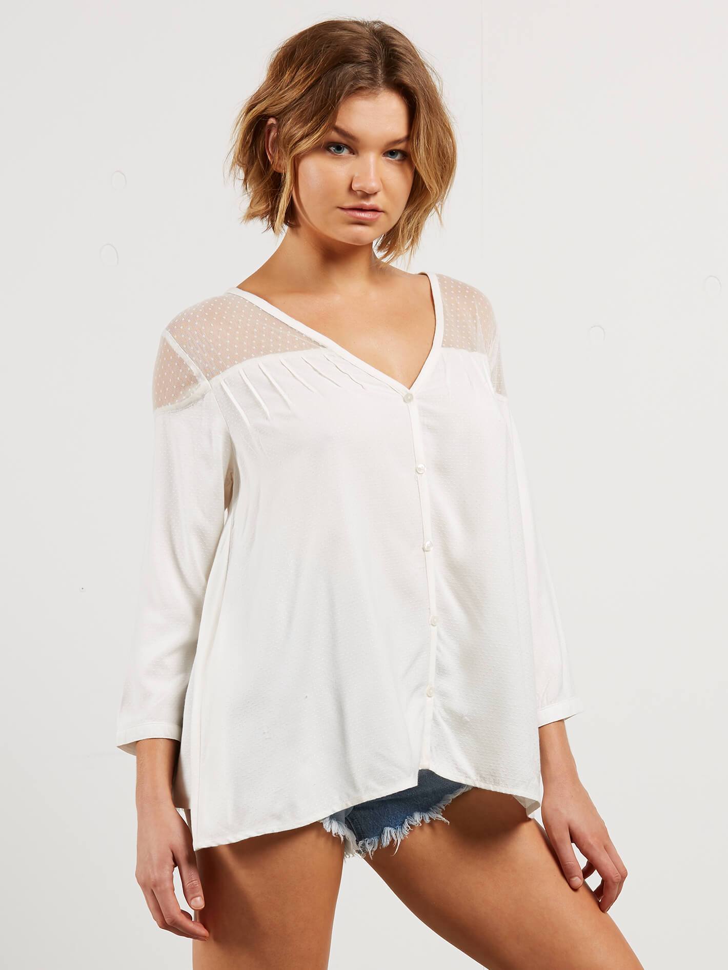 Sea Y'around Long Sleeve - Star White