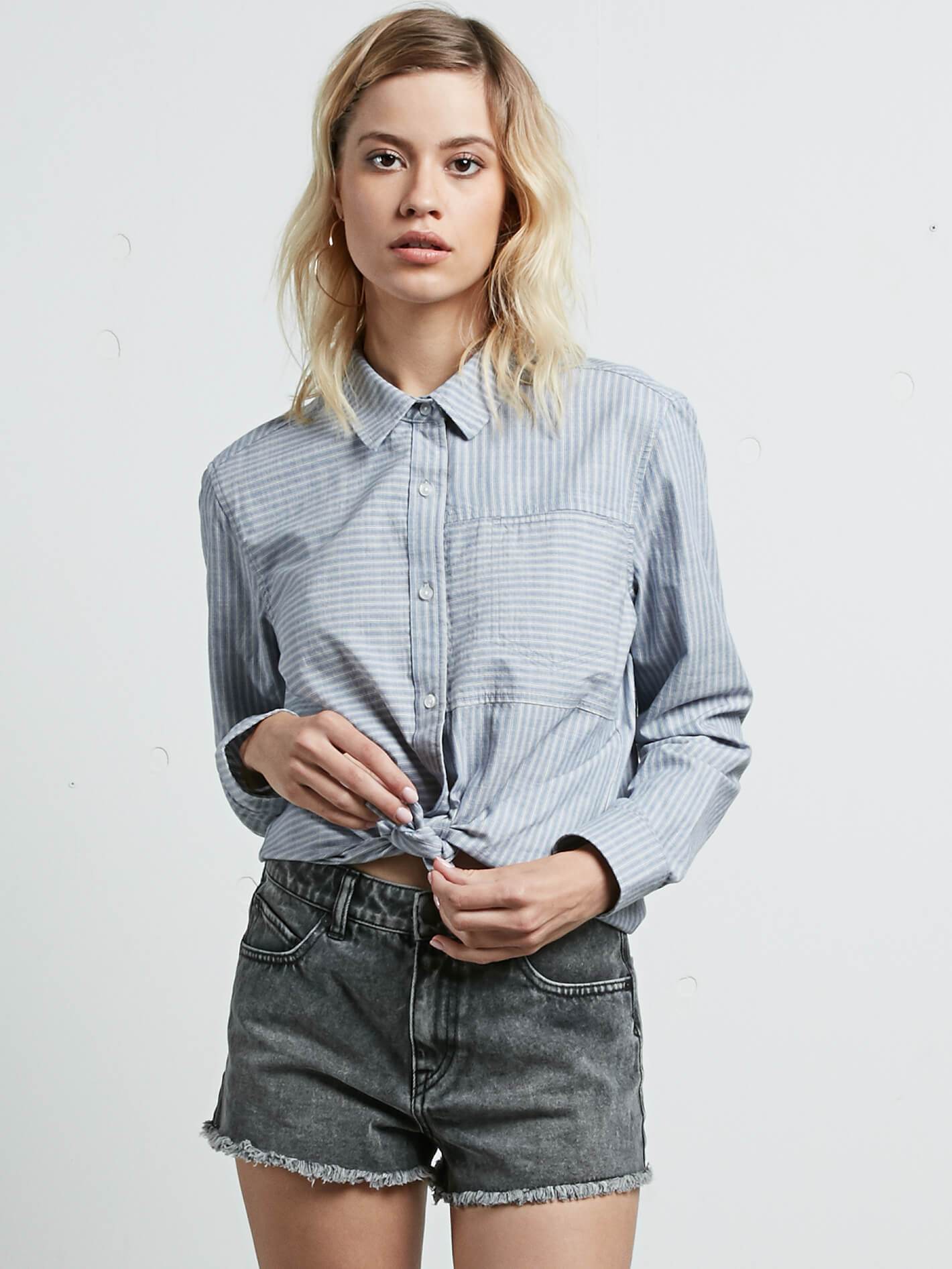 Cham Stripe Long Sleeve Shirt - Stripe