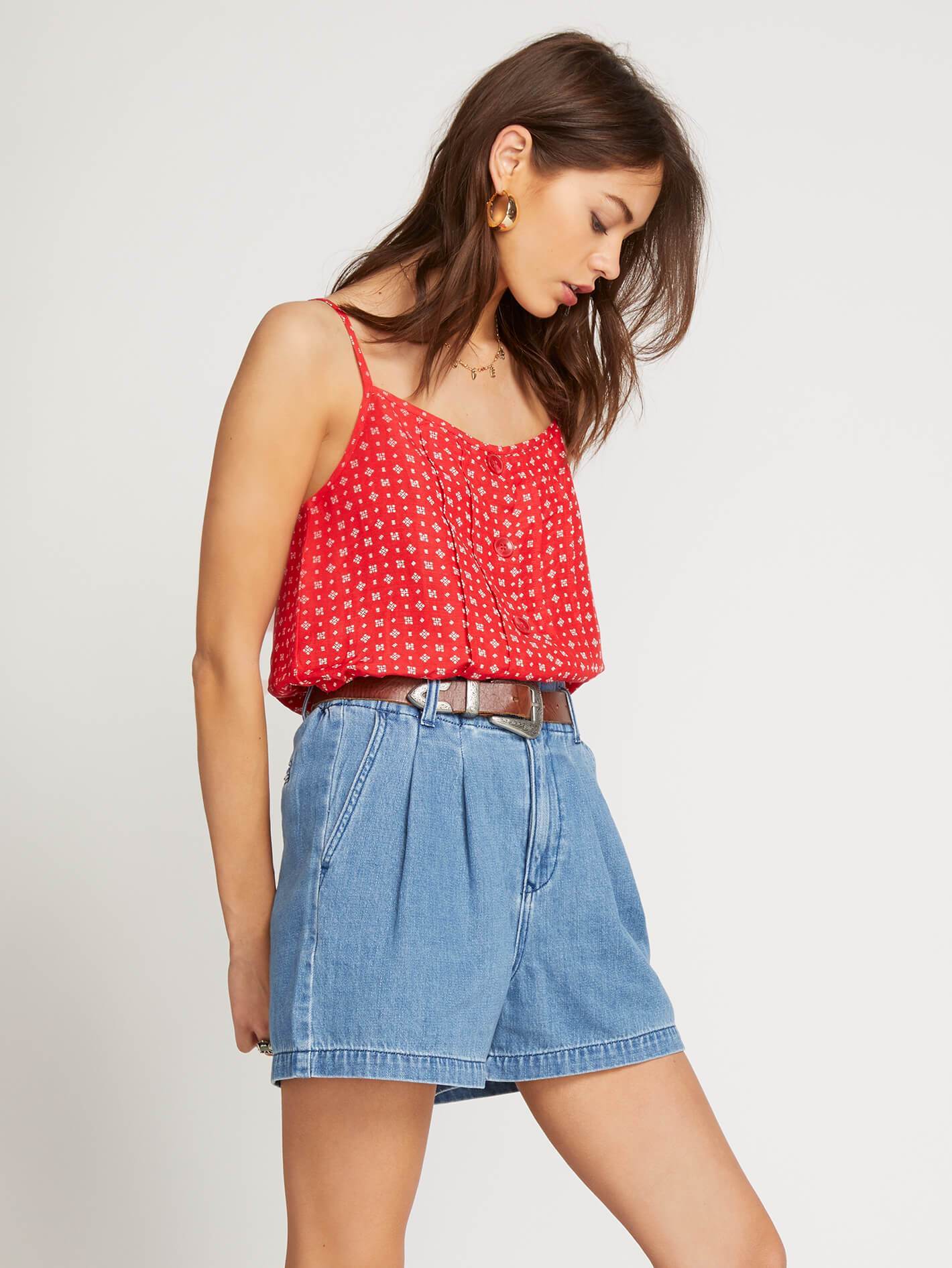 Deep Tracks Cami - Red