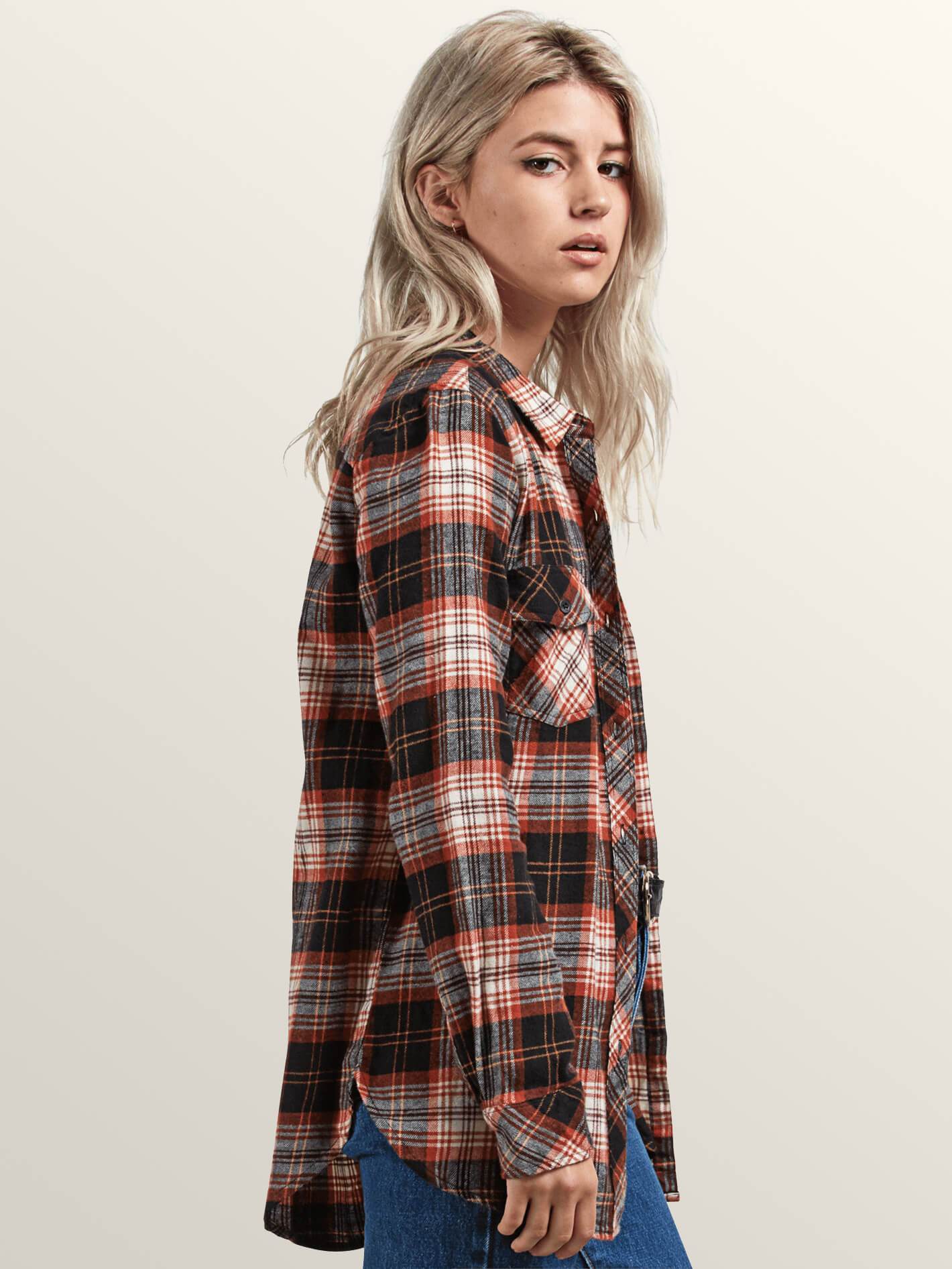 GETTING RAD PLAID LS