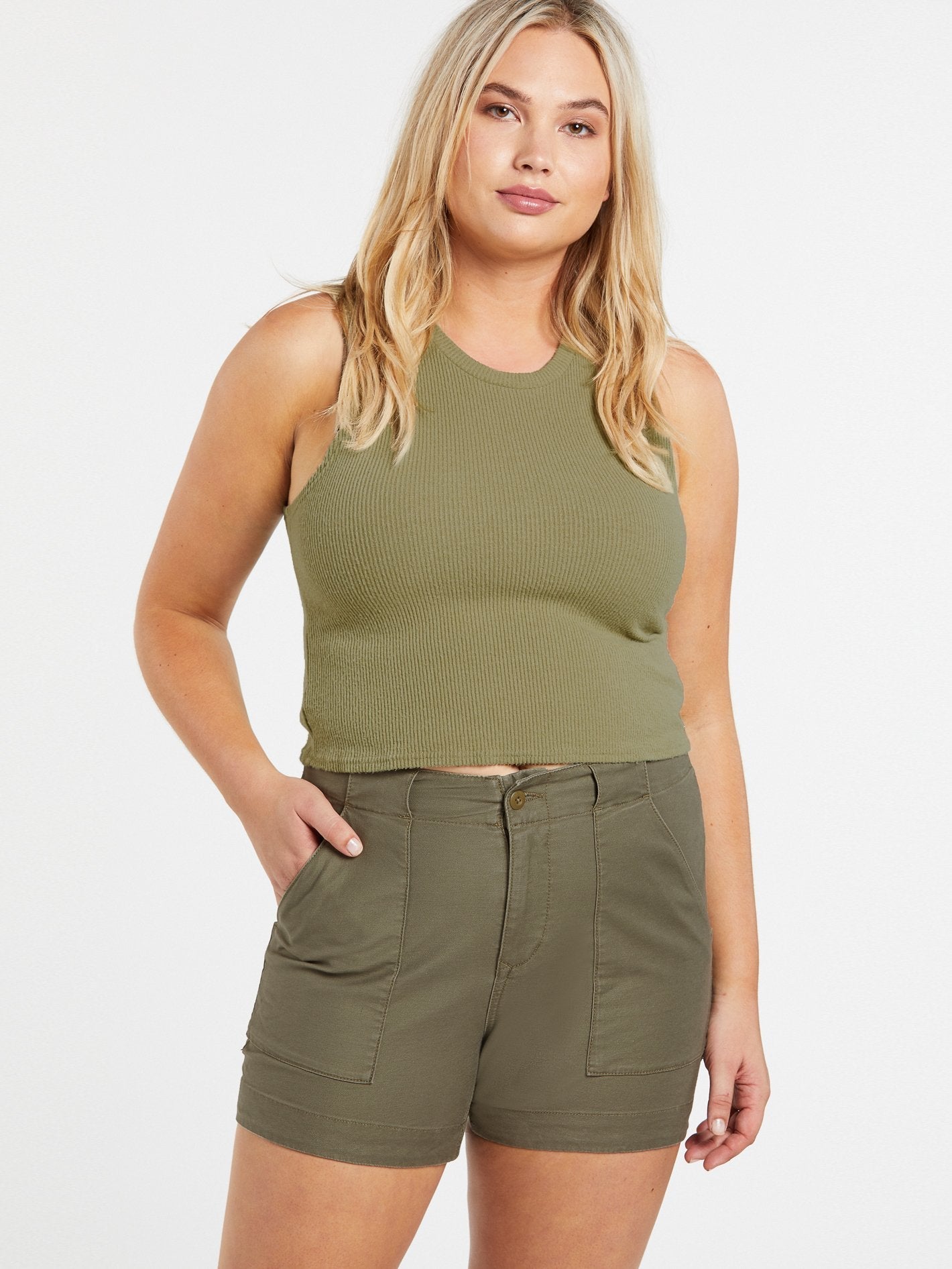 Army Whaler Short - Army Green Combo