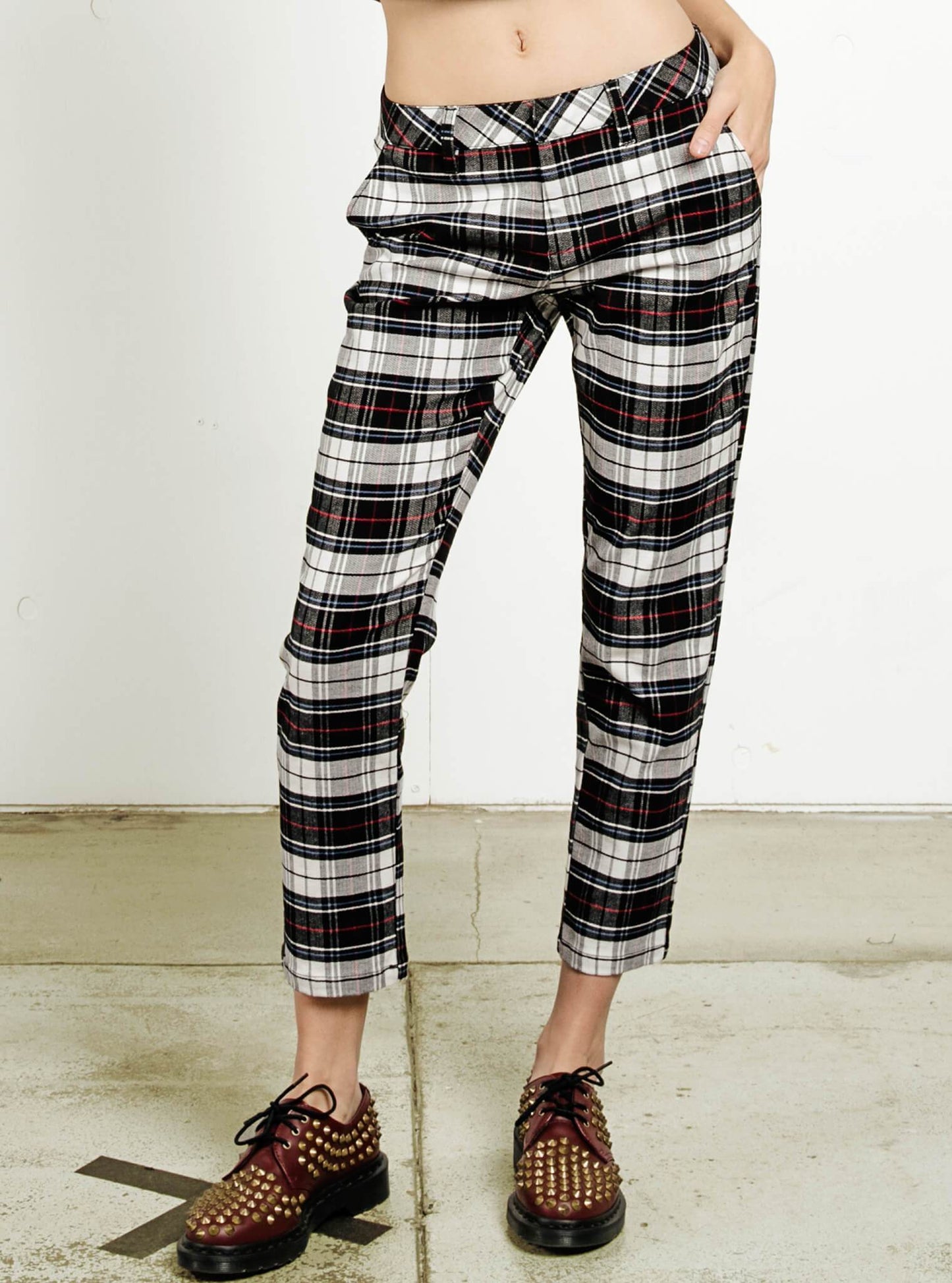 GMJ Frochickie Pants - Black Plaid