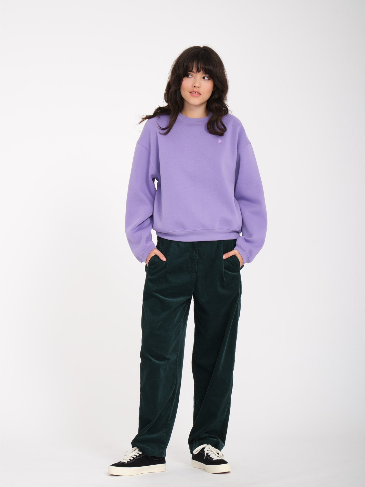 Histone Corduroy Trousers - BLACK