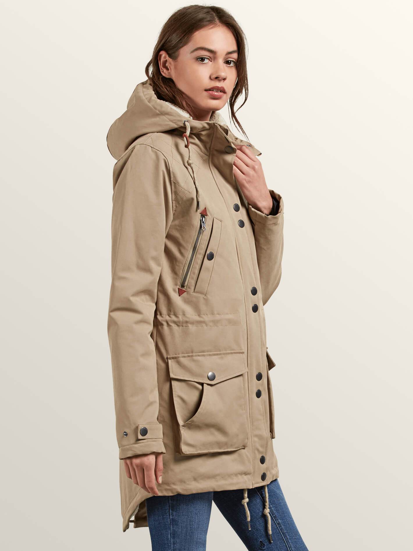 Walk On By Parka - Khaki