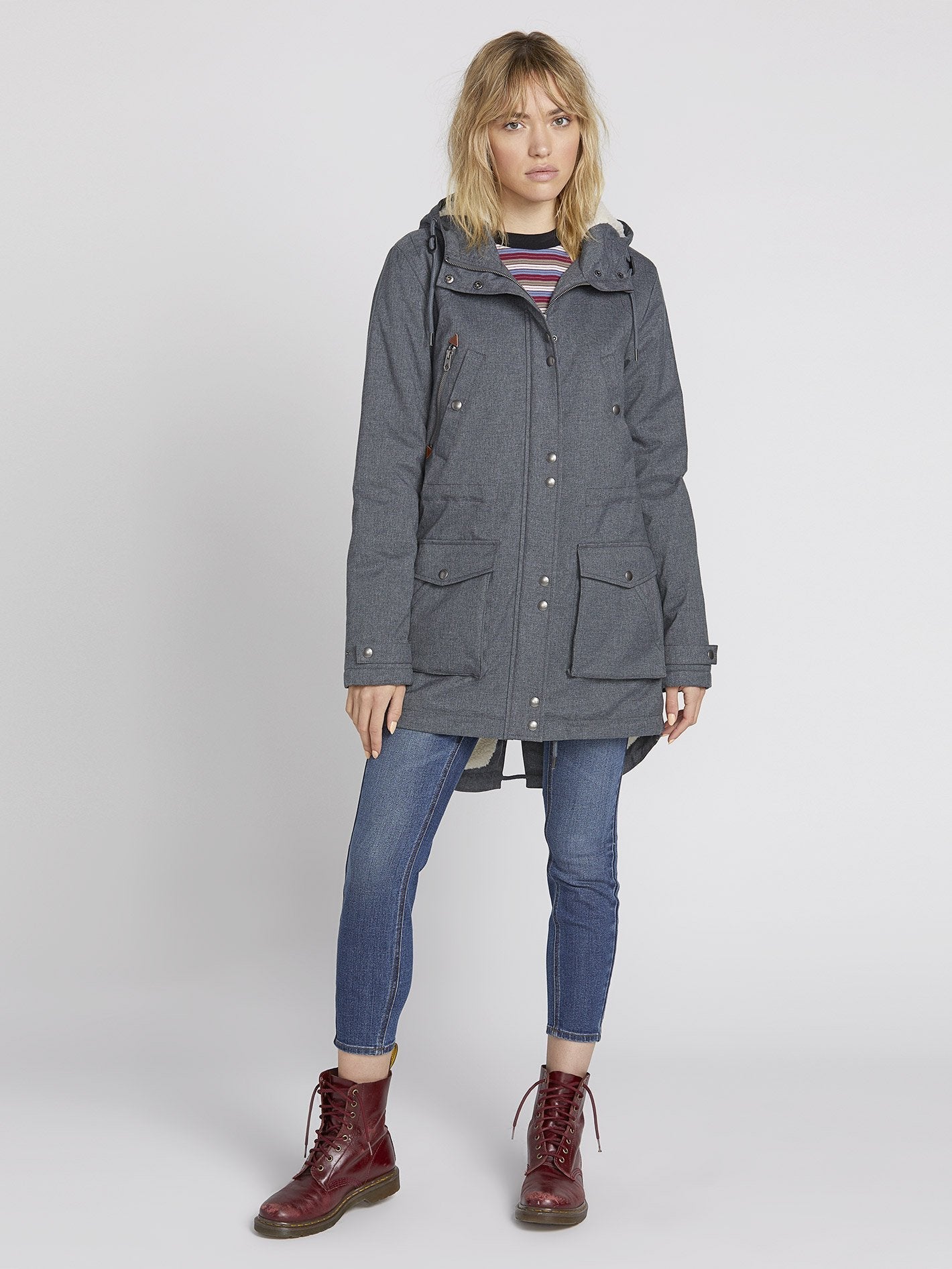 Walk On By 5K Nuts Parka - Heather Black