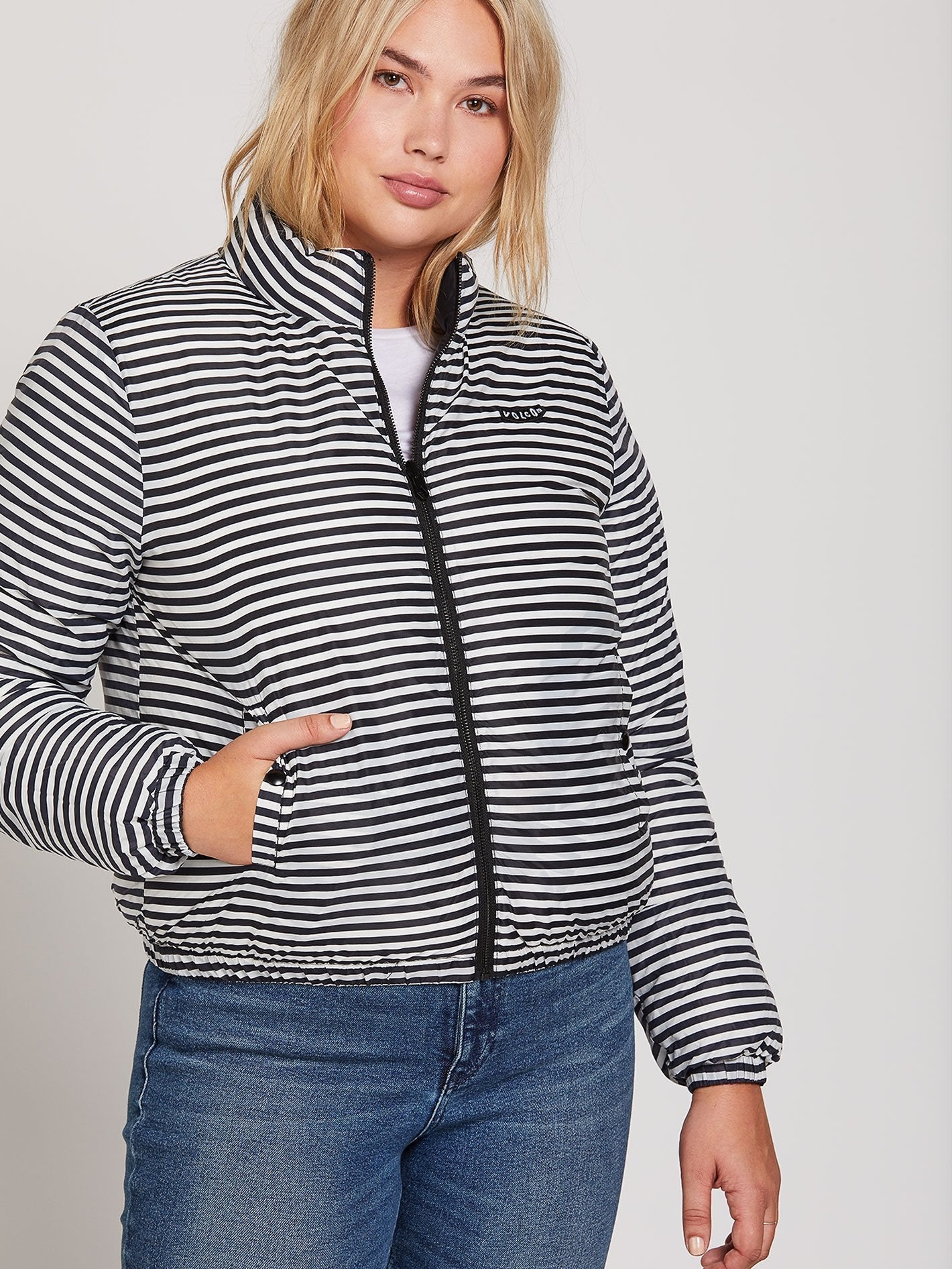 Puffs N Stuf Reversible Jacket - BLACK