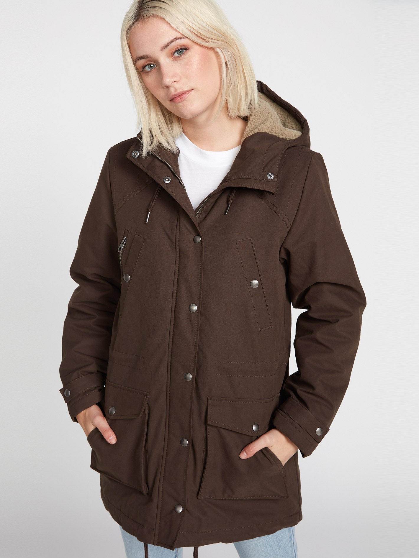 Walk On By 5K Parka - ESPRESSO