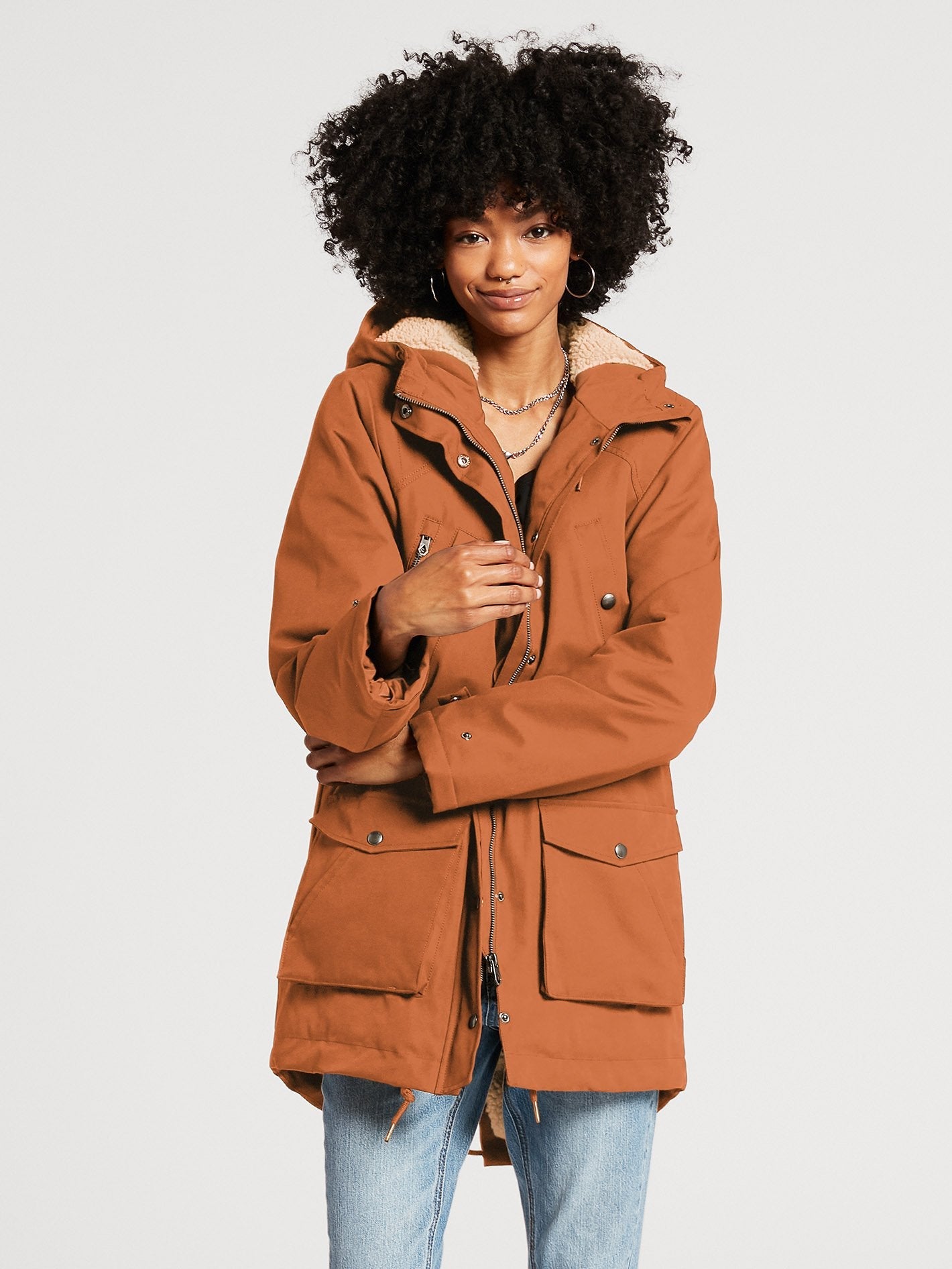 Walk On By 5K Parka - MOCHA