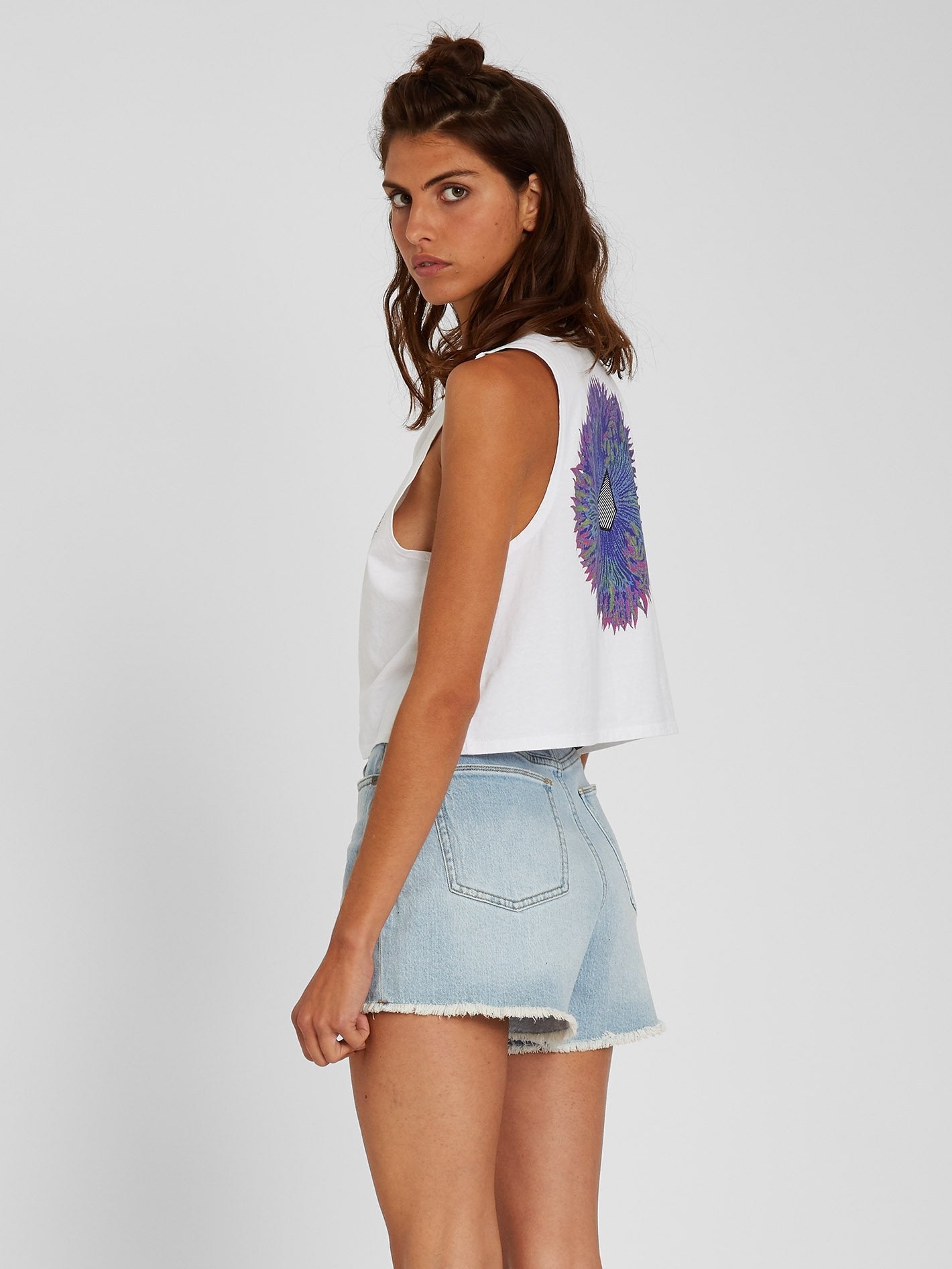Stoney High Rise Short - Sun Faded Indigo