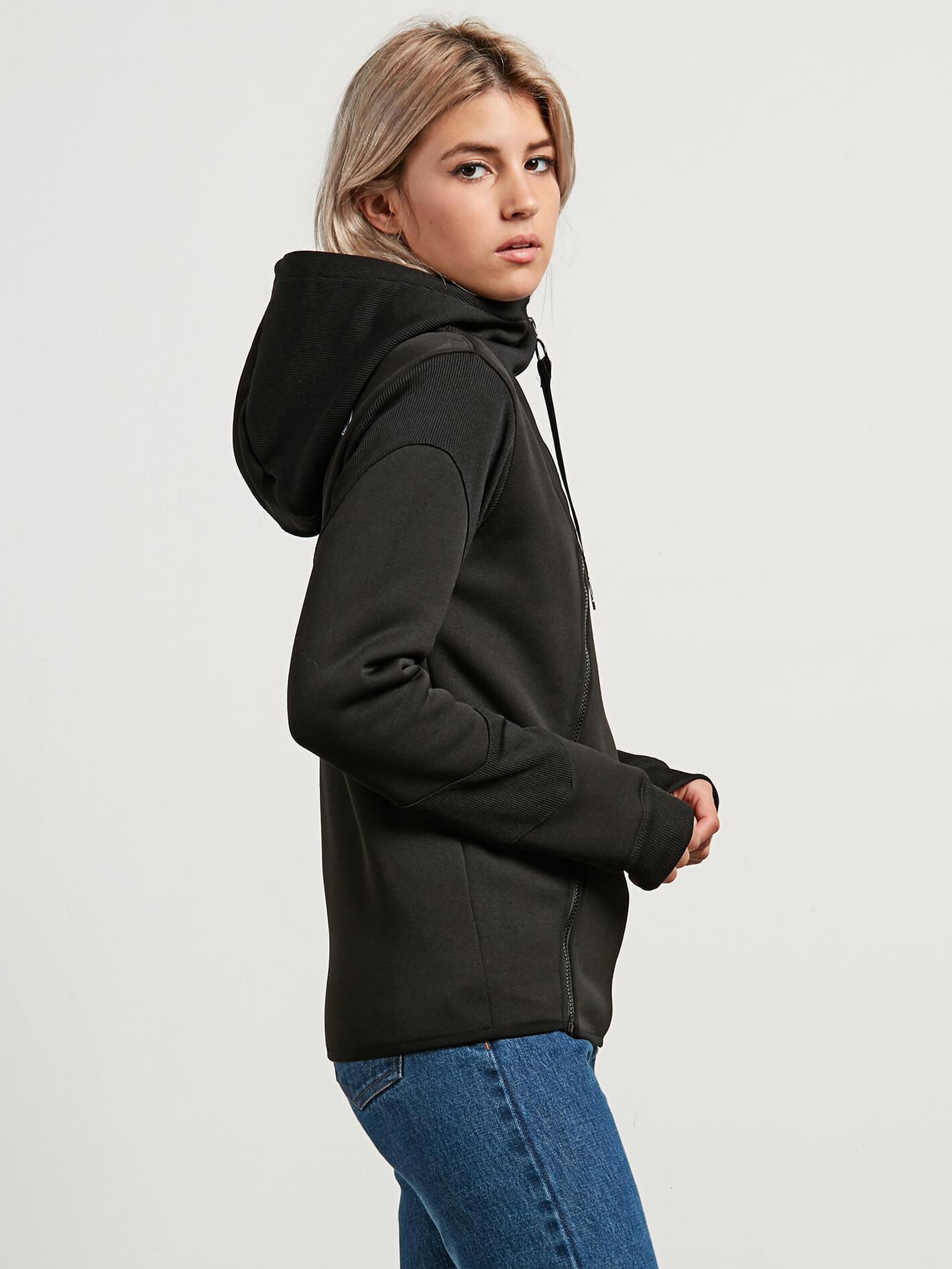 Walk On By Tech Sweater - Black