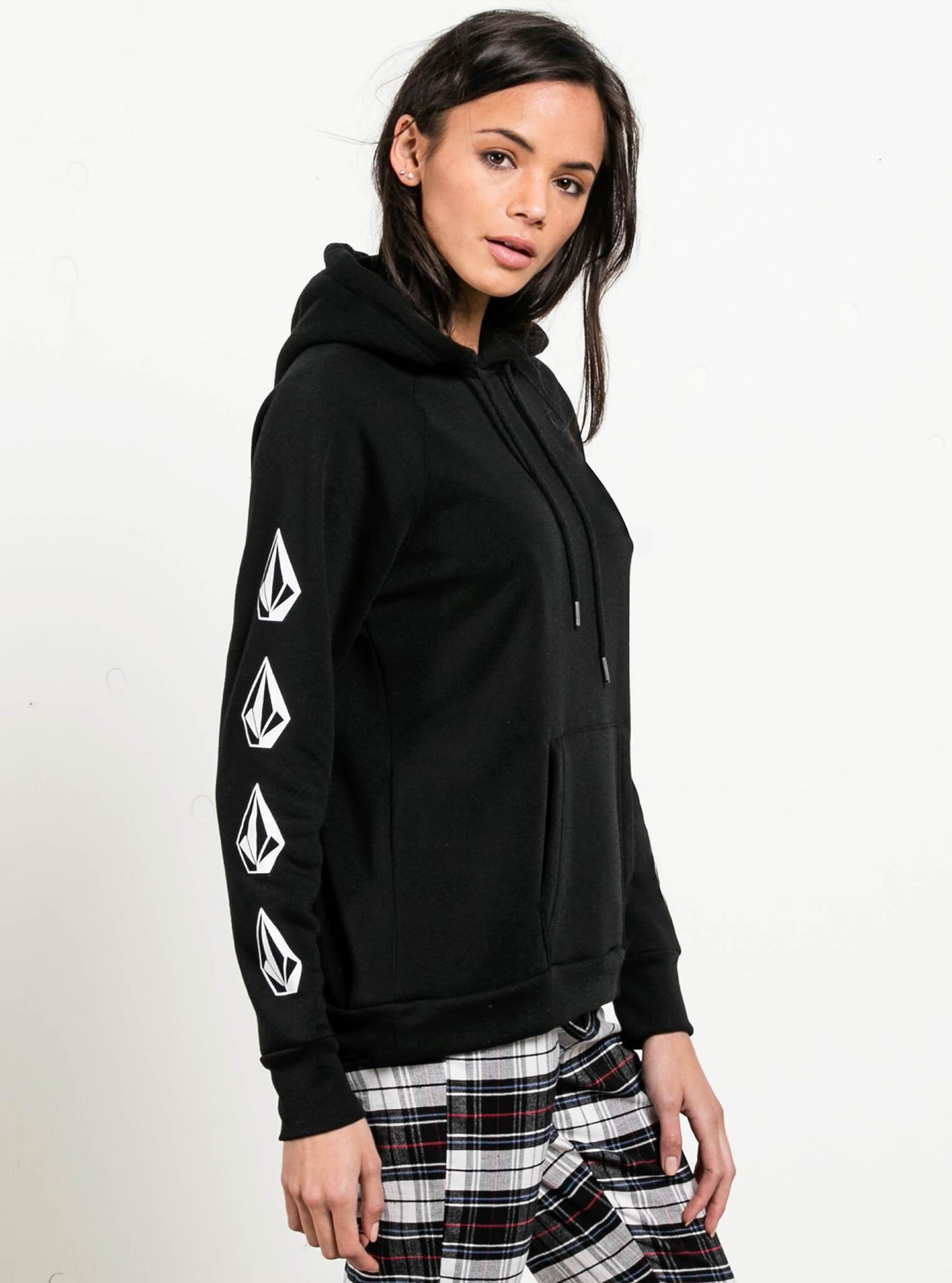 GMJ Pullover Fleece Hoodie - Black