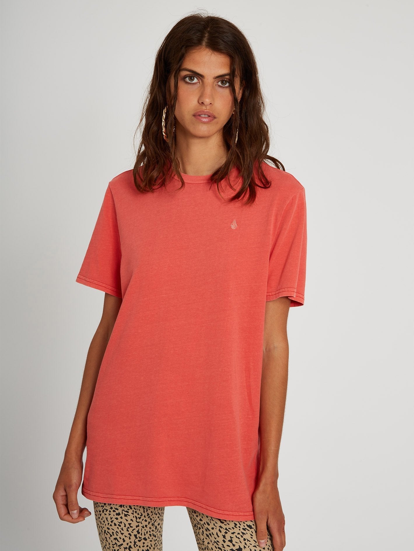 Solid Stone T-shirt - Rosewood