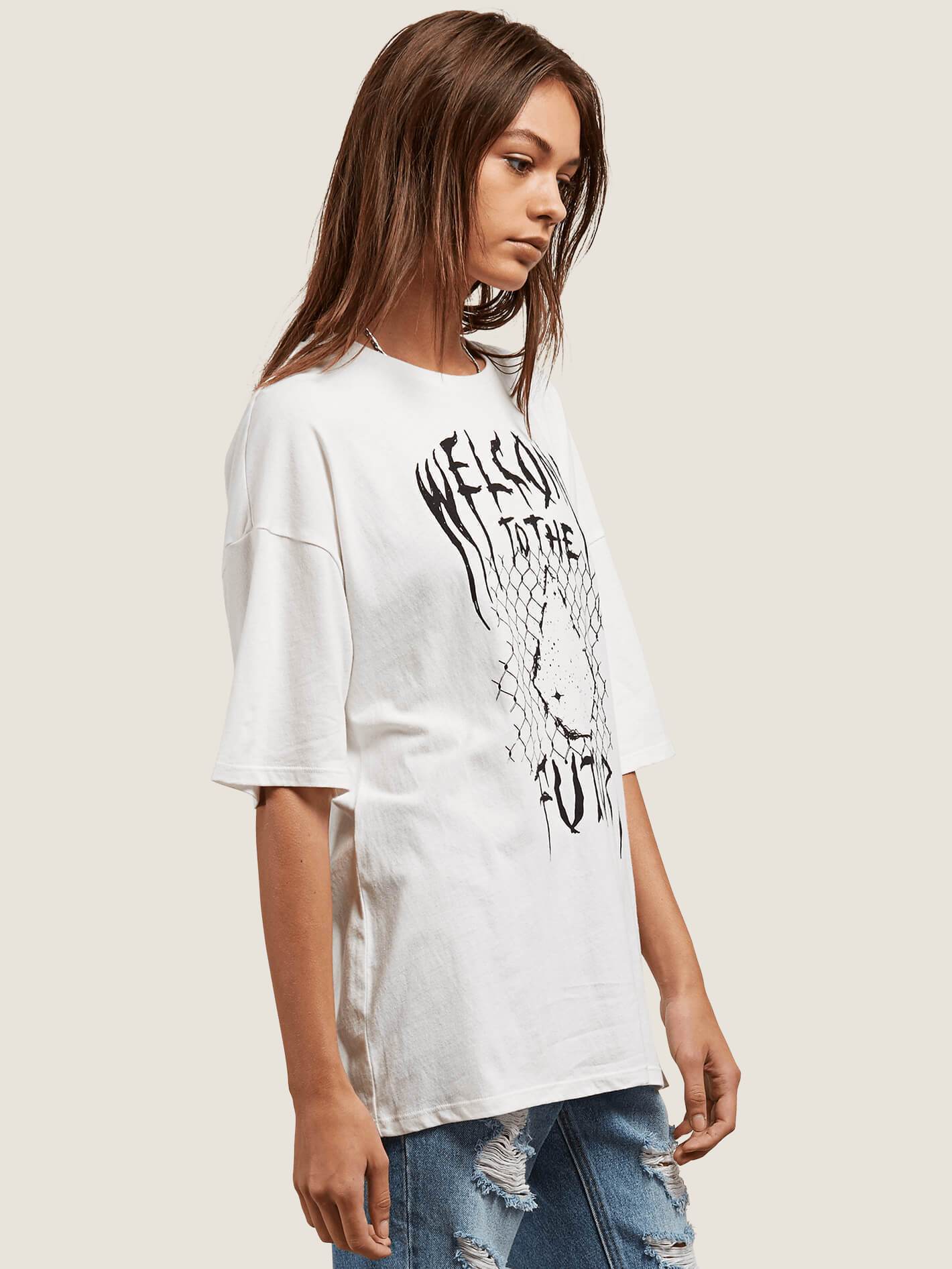 Stone Scraper Tee - White
