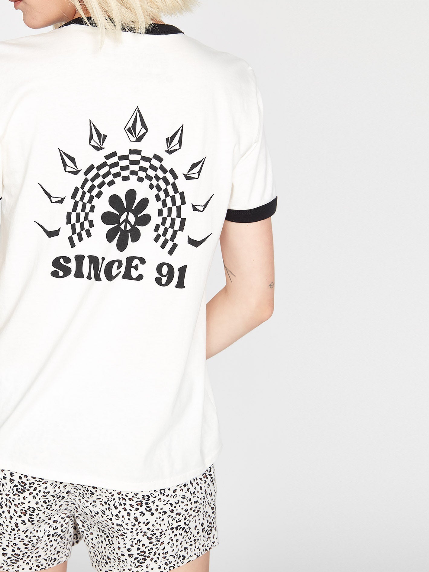 Truly Ringer T-shirt - STAR WHITE